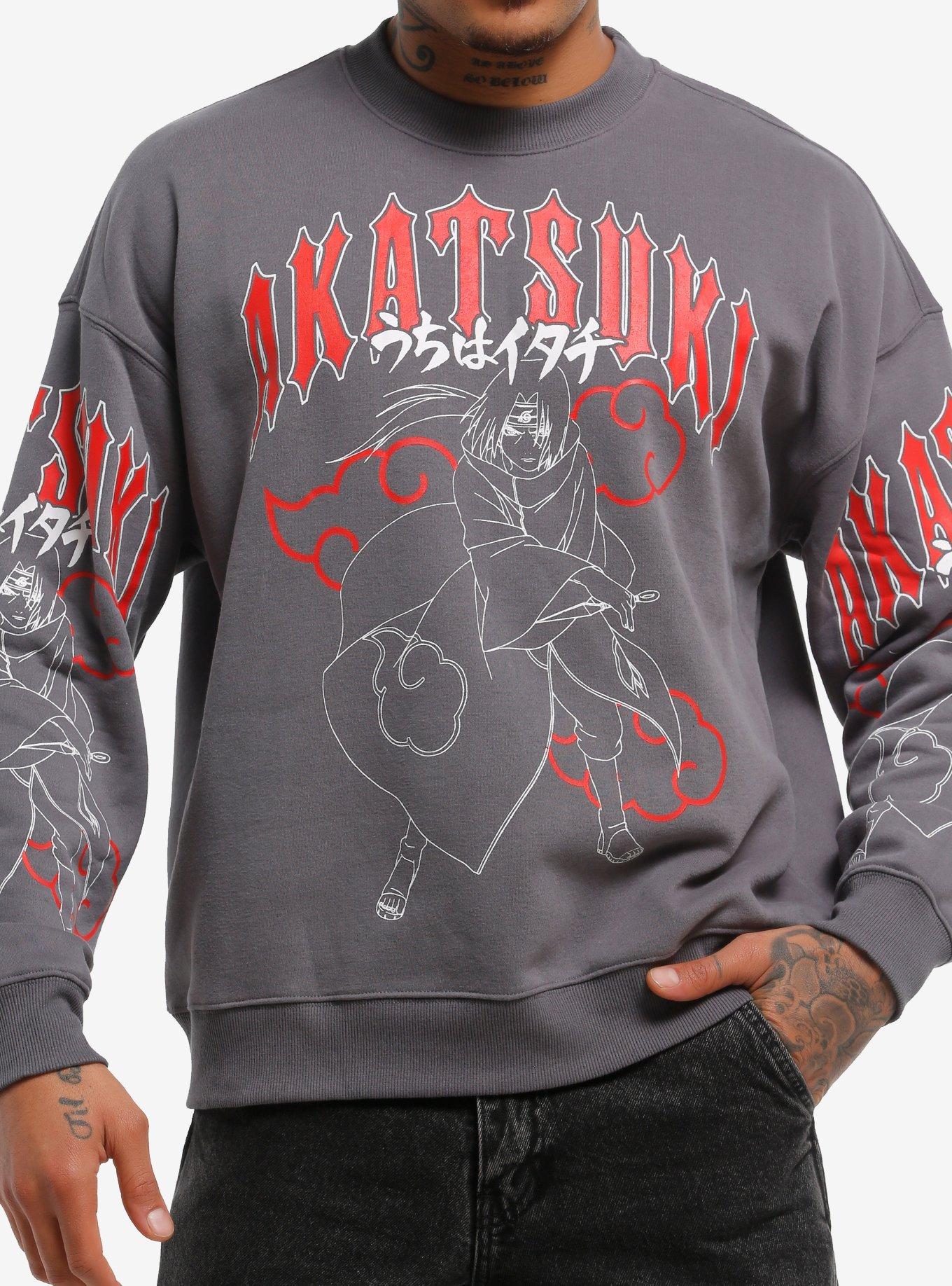 Naruto Shippuden Akatsuki Line Art Sweatshirt, , hi-res
