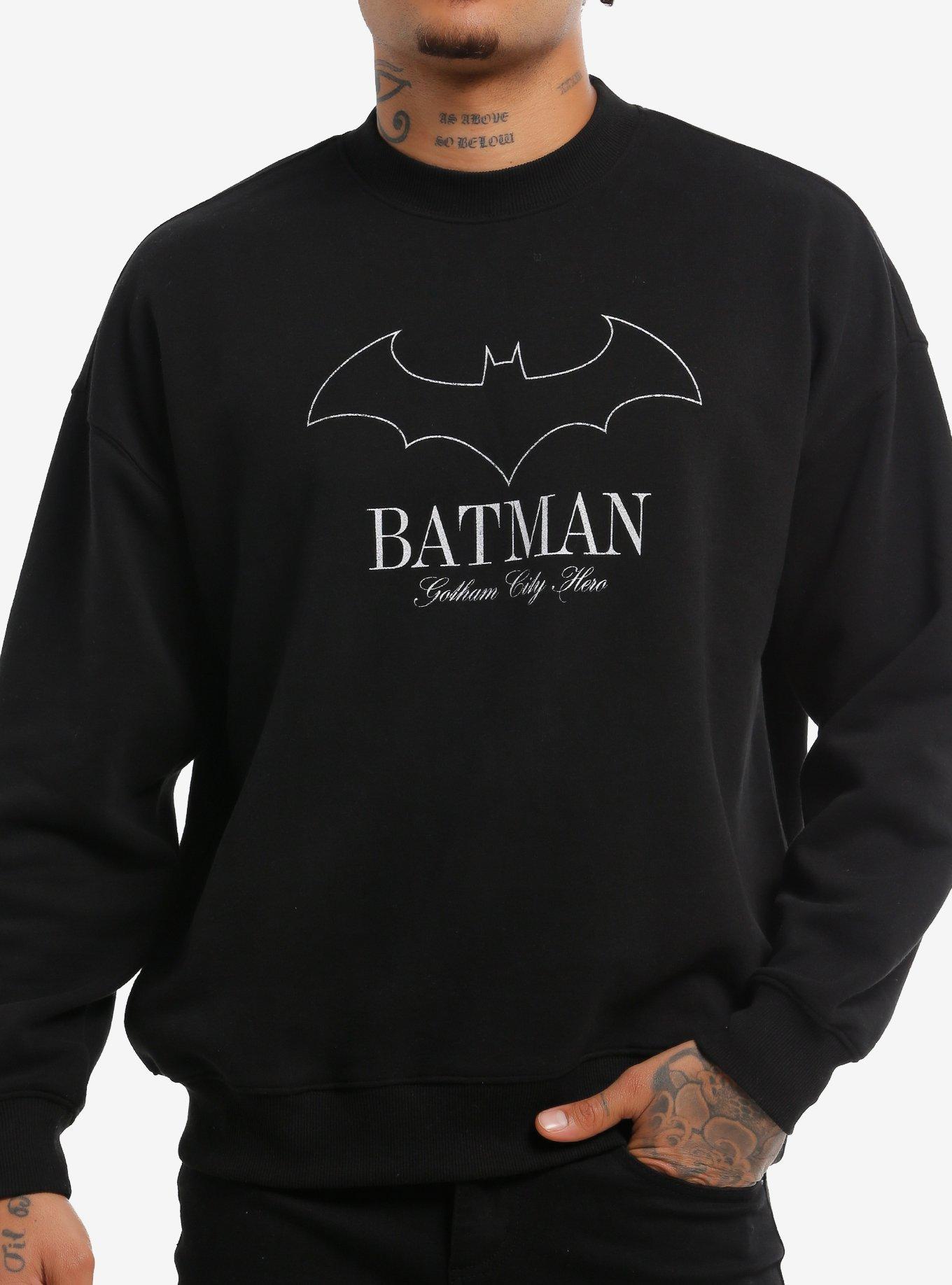 DC Comics Batman Logo Outline Sweatshirt | Hot Topic