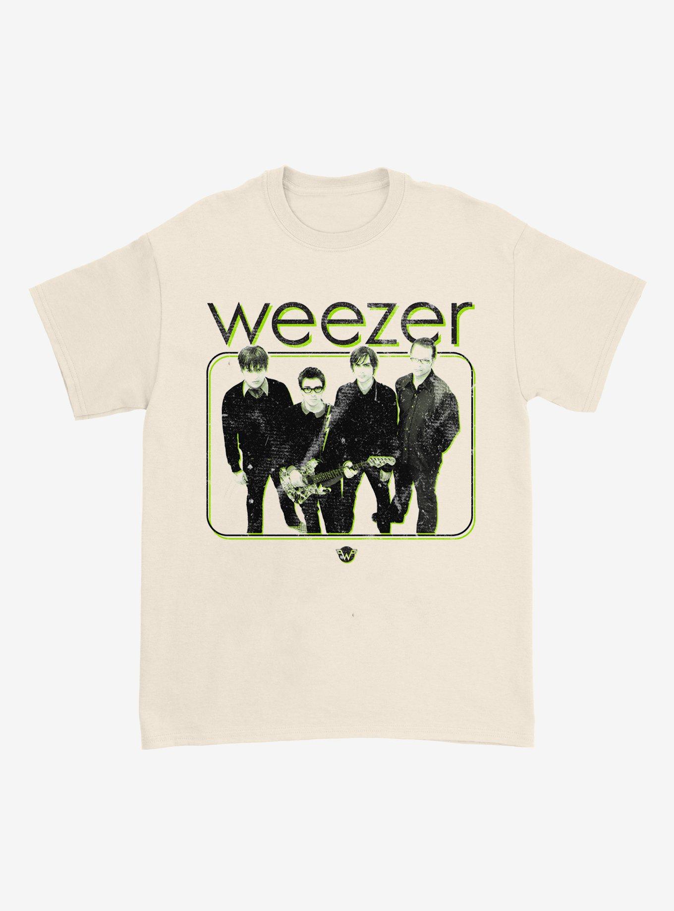 Weezer Green Framed Portrait T-Shirt, , hi-res