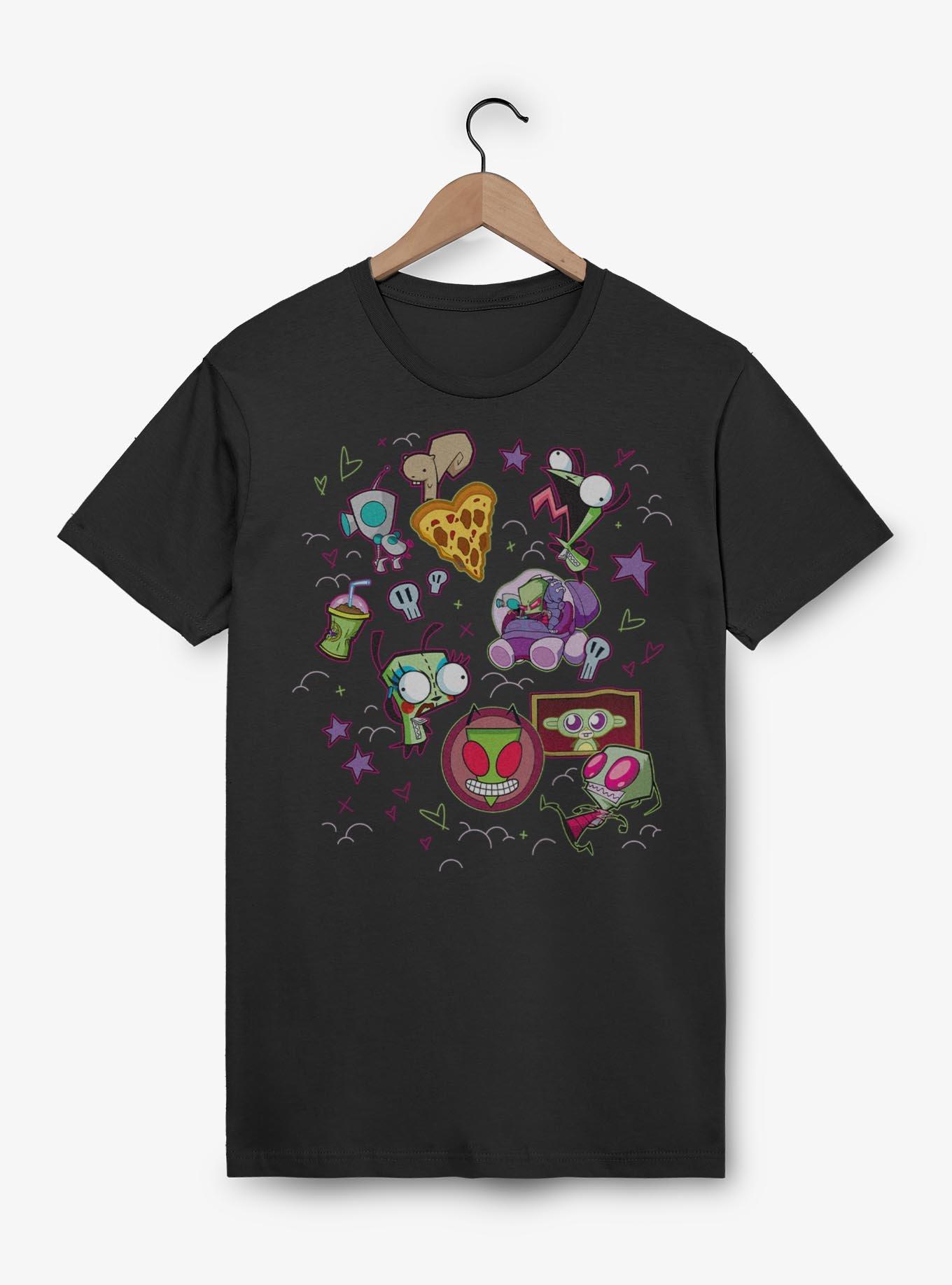 Invader ZIM Icon Doodles T-Shirt, , hi-res
