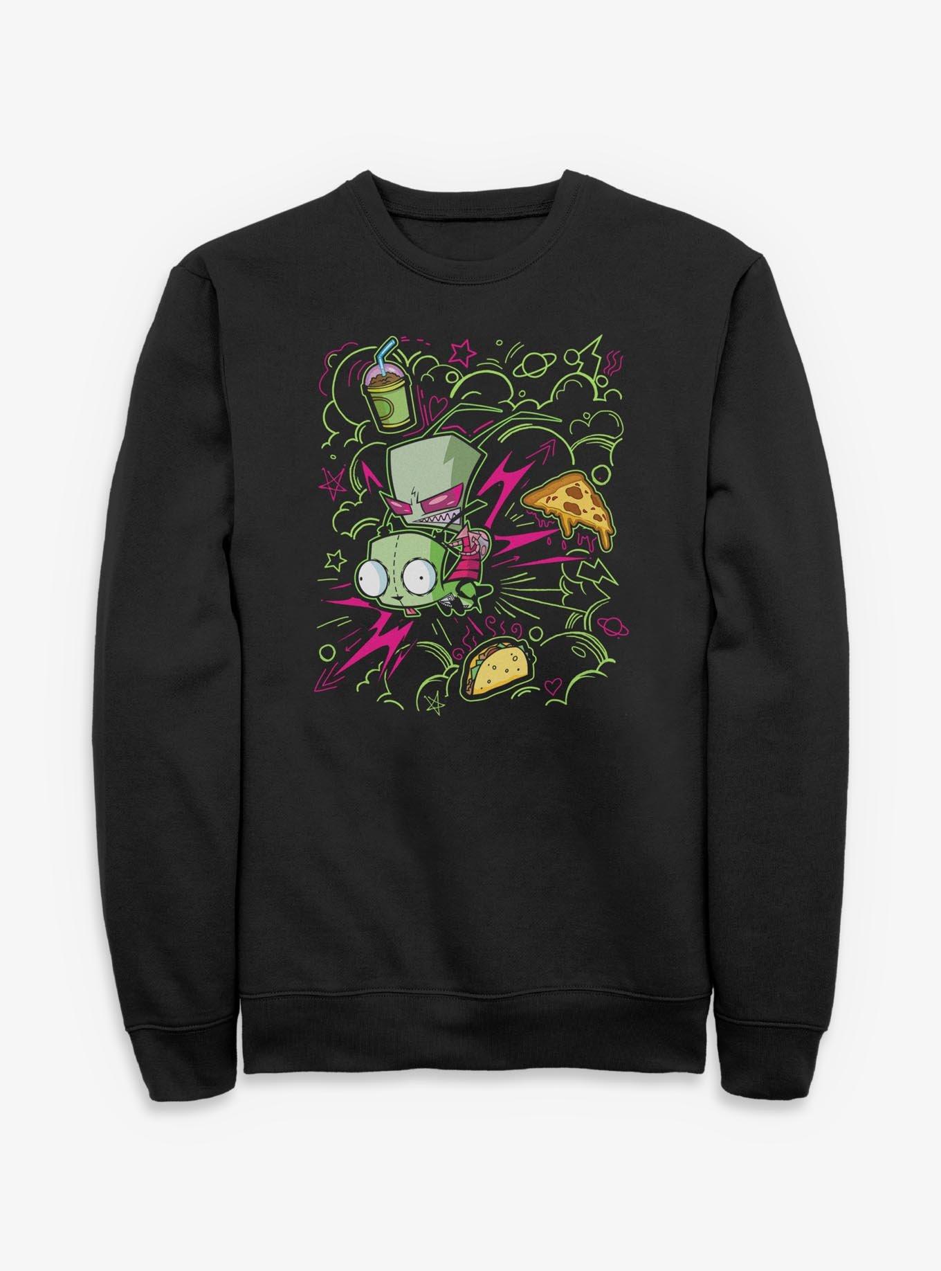 Invader ZIM Doodle Zim Sweatshirt, , hi-res