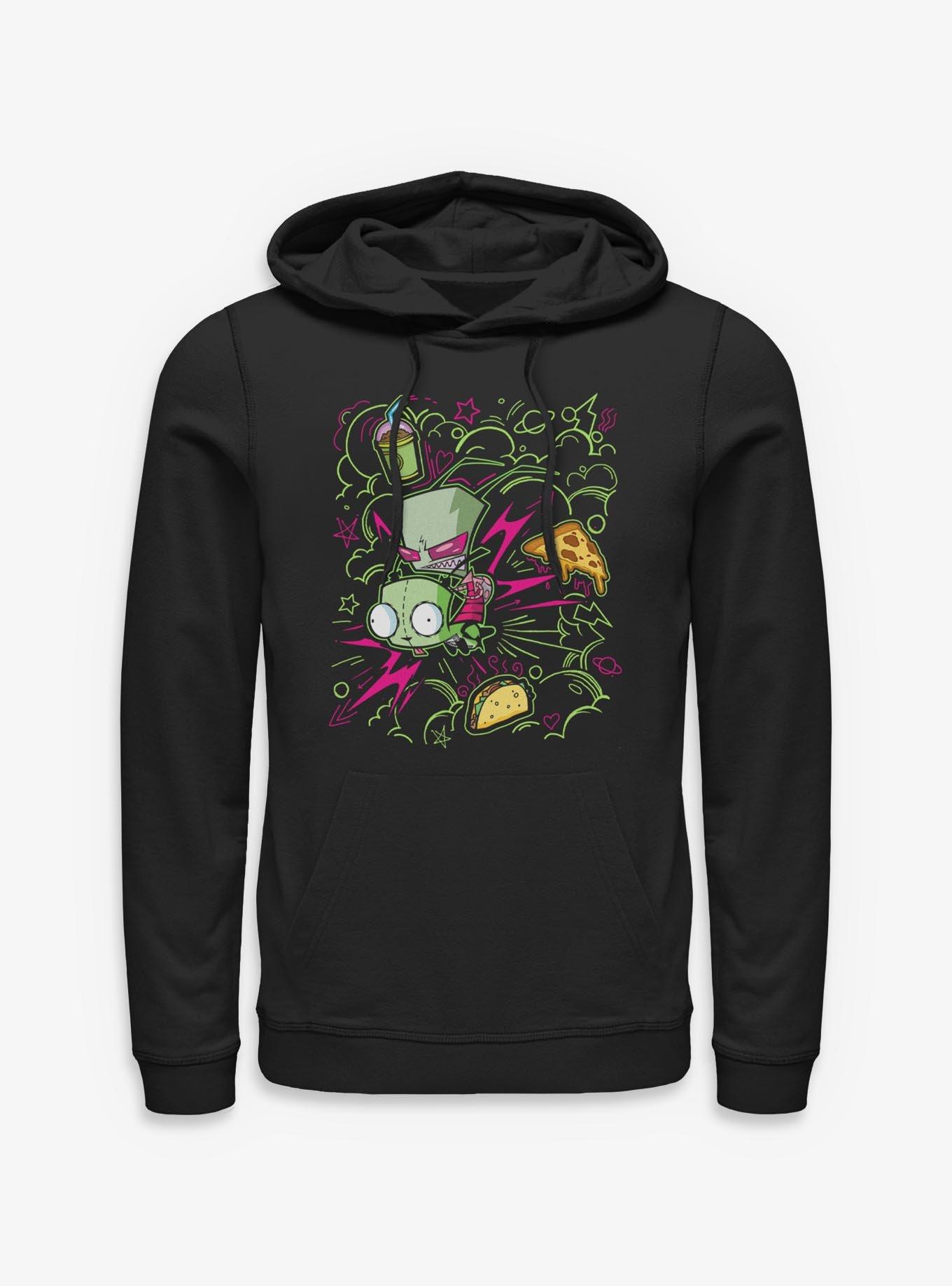 Invader ZIM Doodle Zim Hoodie, , hi-res