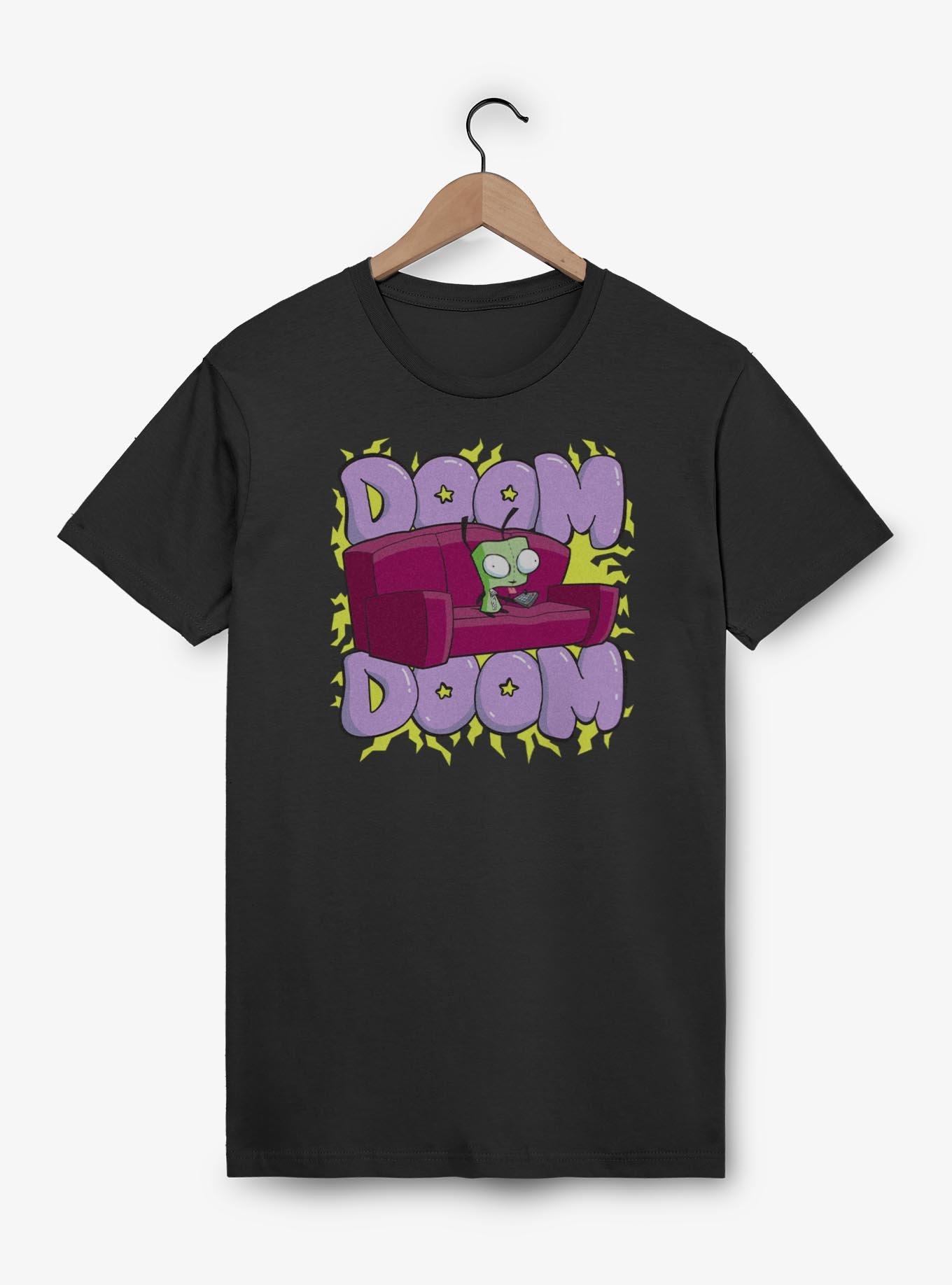 Invader ZIM Doom Doom  T-Shirt, BLACK, hi-res