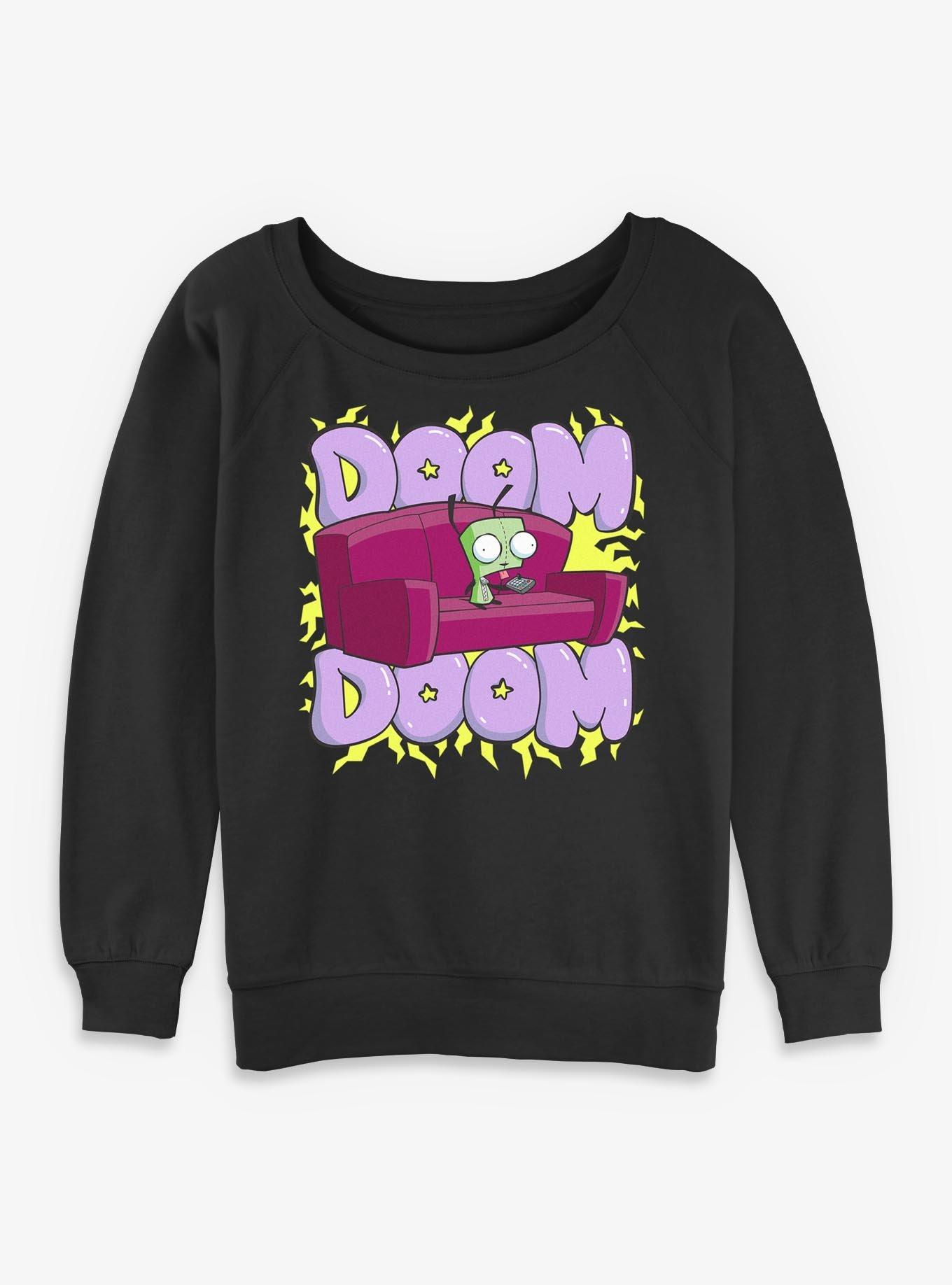 Invader ZIM Doom Doom  Womens Slouchy Sweatshirt, , hi-res