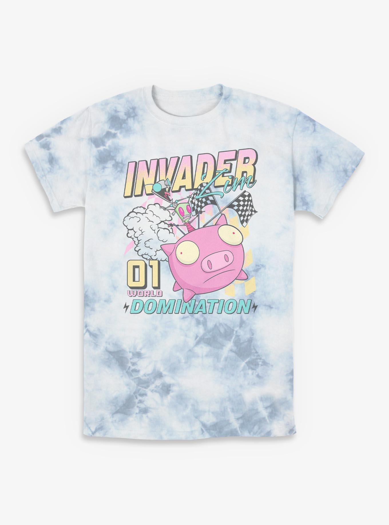 Invader ZIM World Domination 01 Tie-Dye T-Shirt, , hi-res