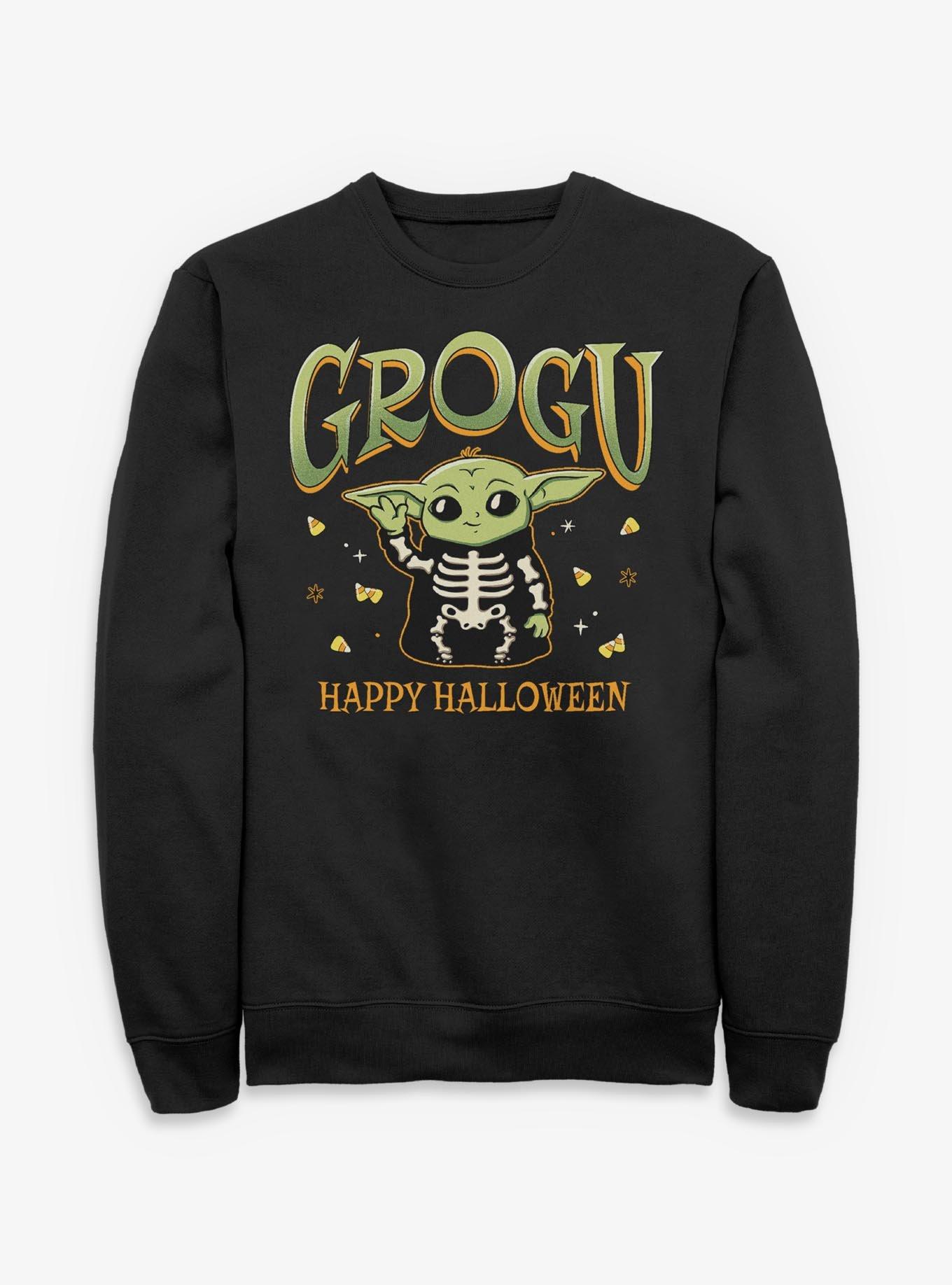 Star Wars The Mandalorian Grogu Happy Halloween Sweatshirt, , hi-res