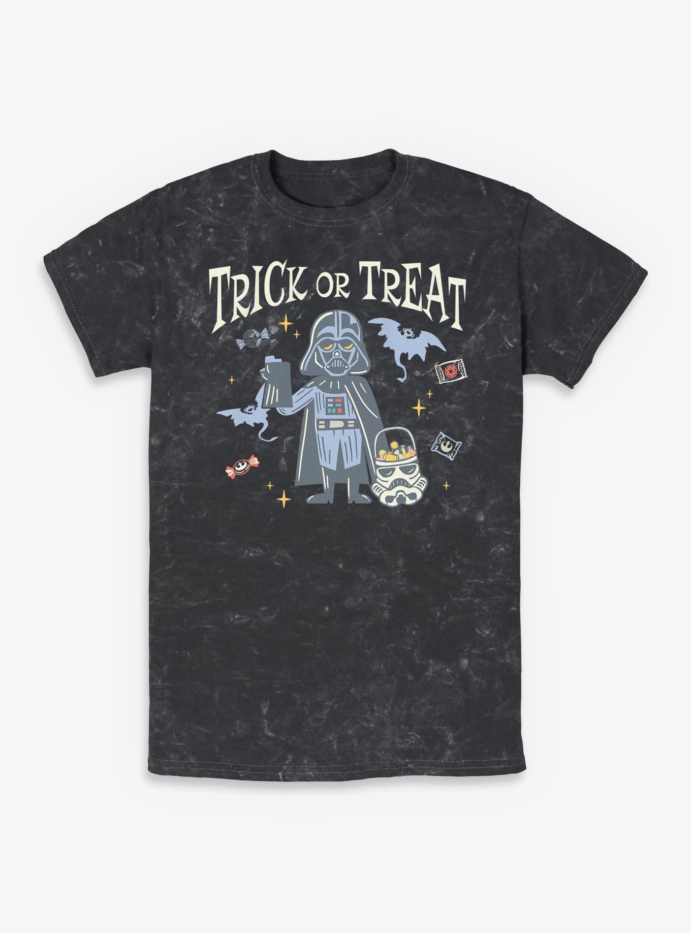 Star Wars Darth Vader Trick Or Treat Mineral Wash T-Shirt, , hi-res