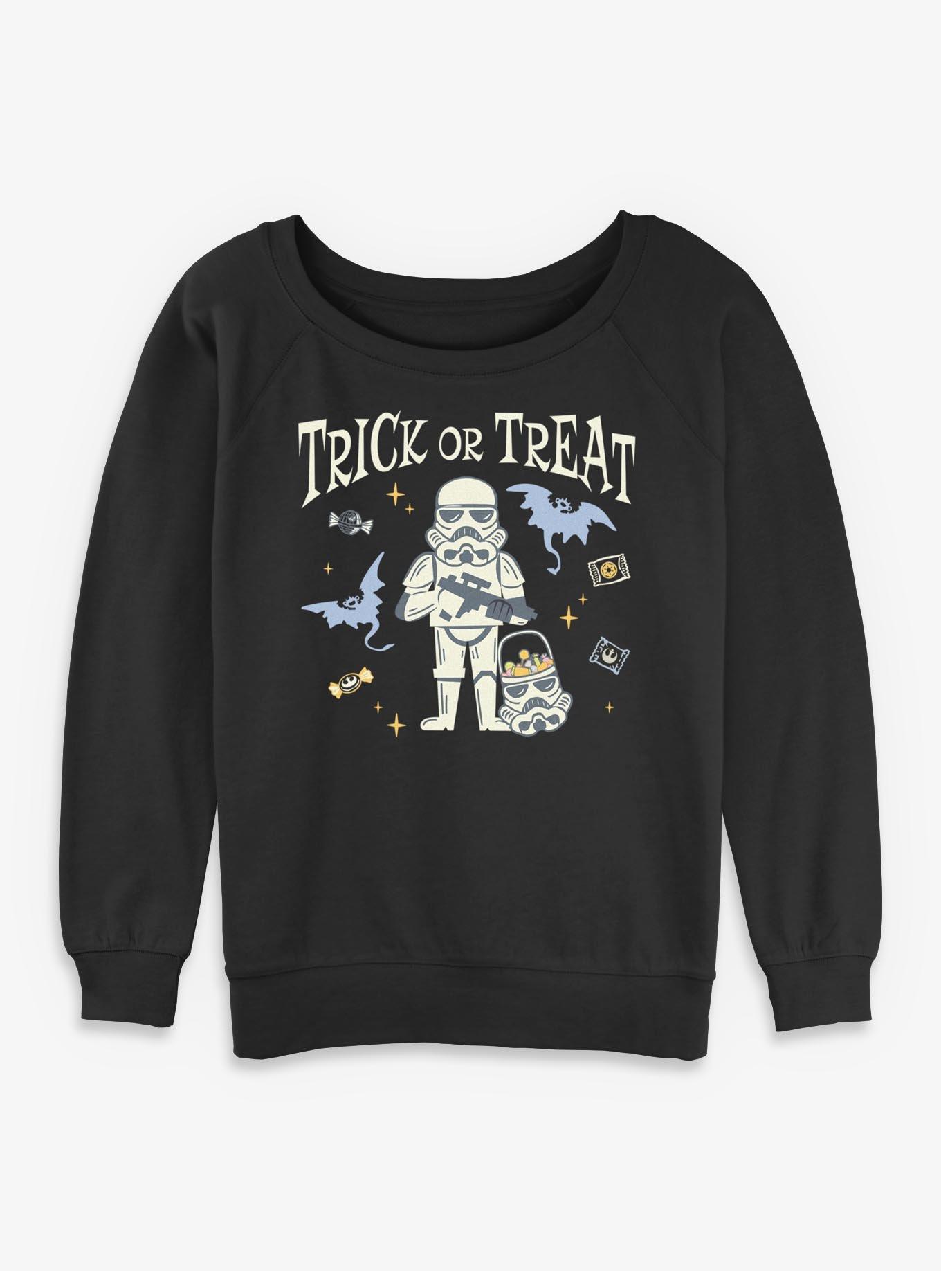 Star Wars Stormtrooper Trick Or Treat Womens Slouchy Sweatshirt, , hi-res