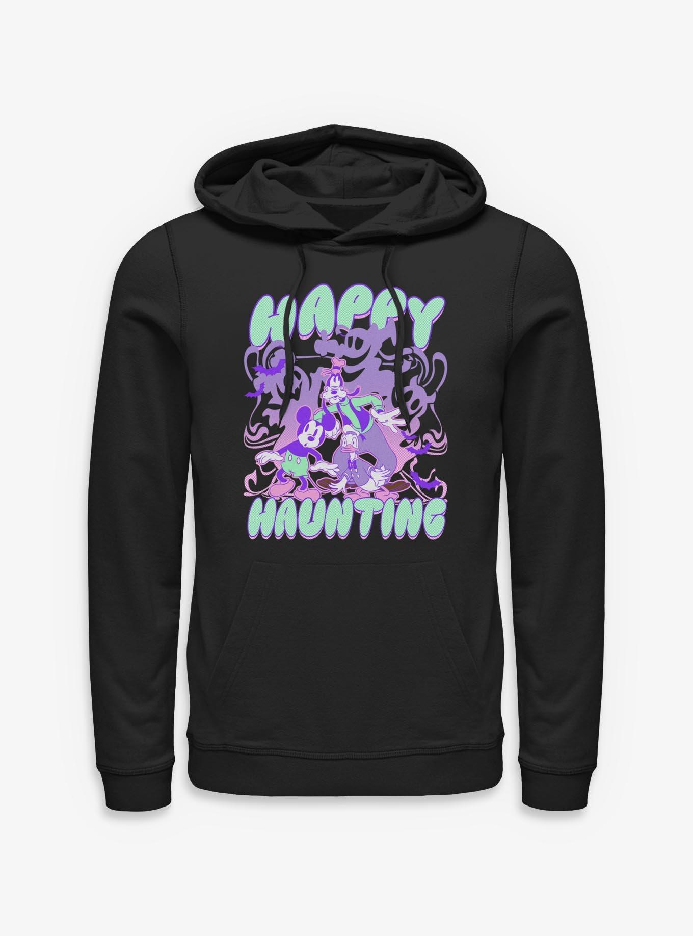 Disney Mickey Mouse Happy Haunting Spooky Ghost Hoodie