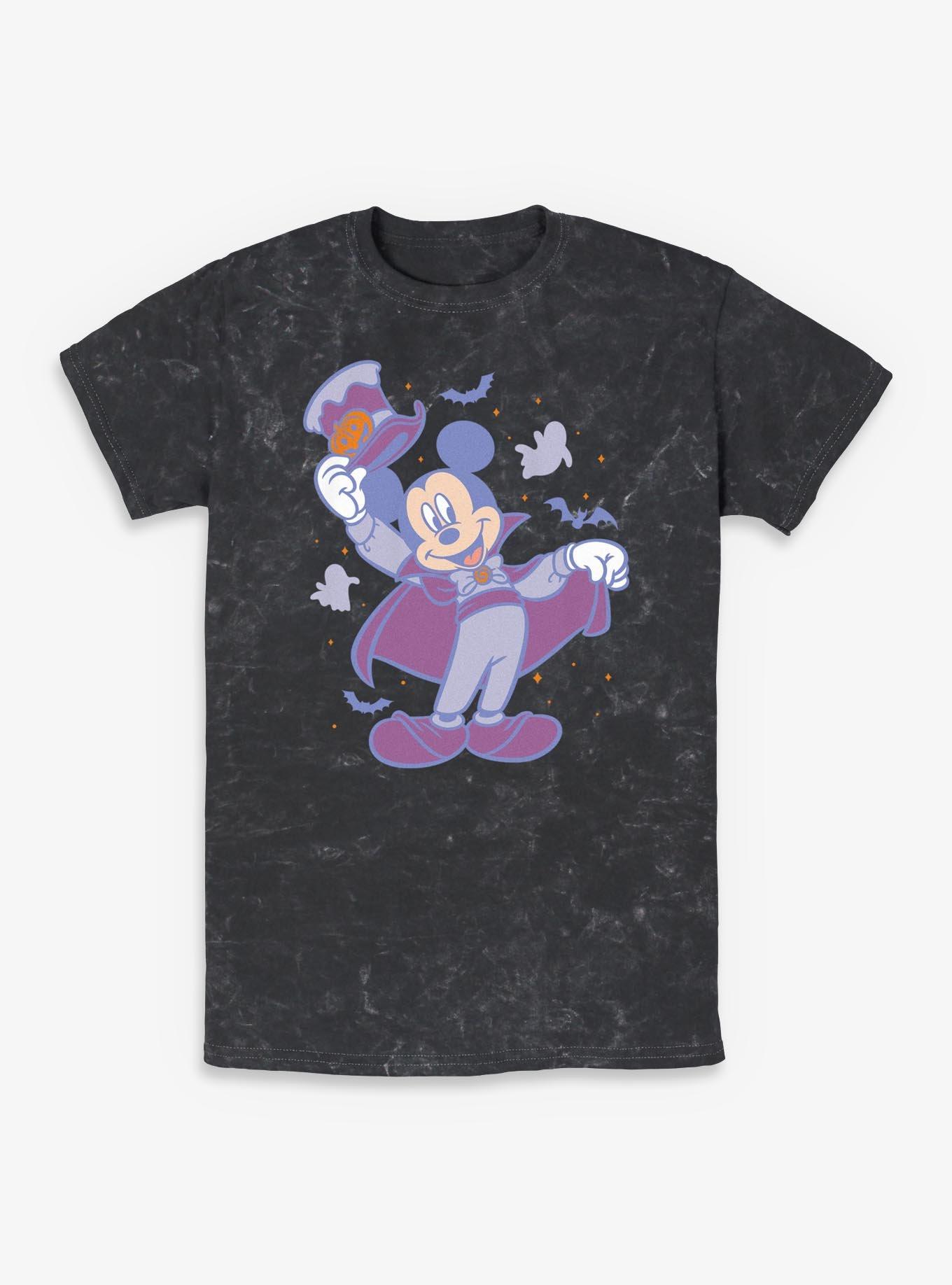 Disney Mickey Mouse Haunted Host Mineral Wash T-Shirt, , hi-res