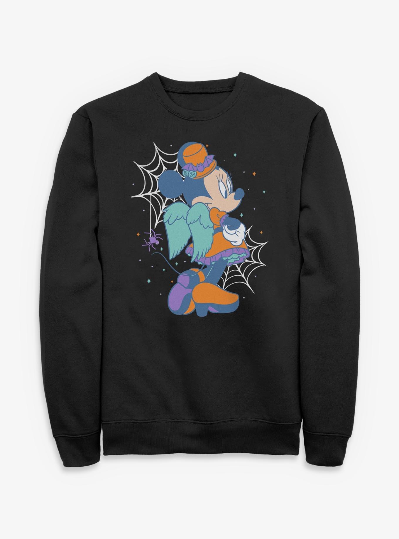 Disney Minnie Mouse Halloween Webs Sweatshirt, , hi-res