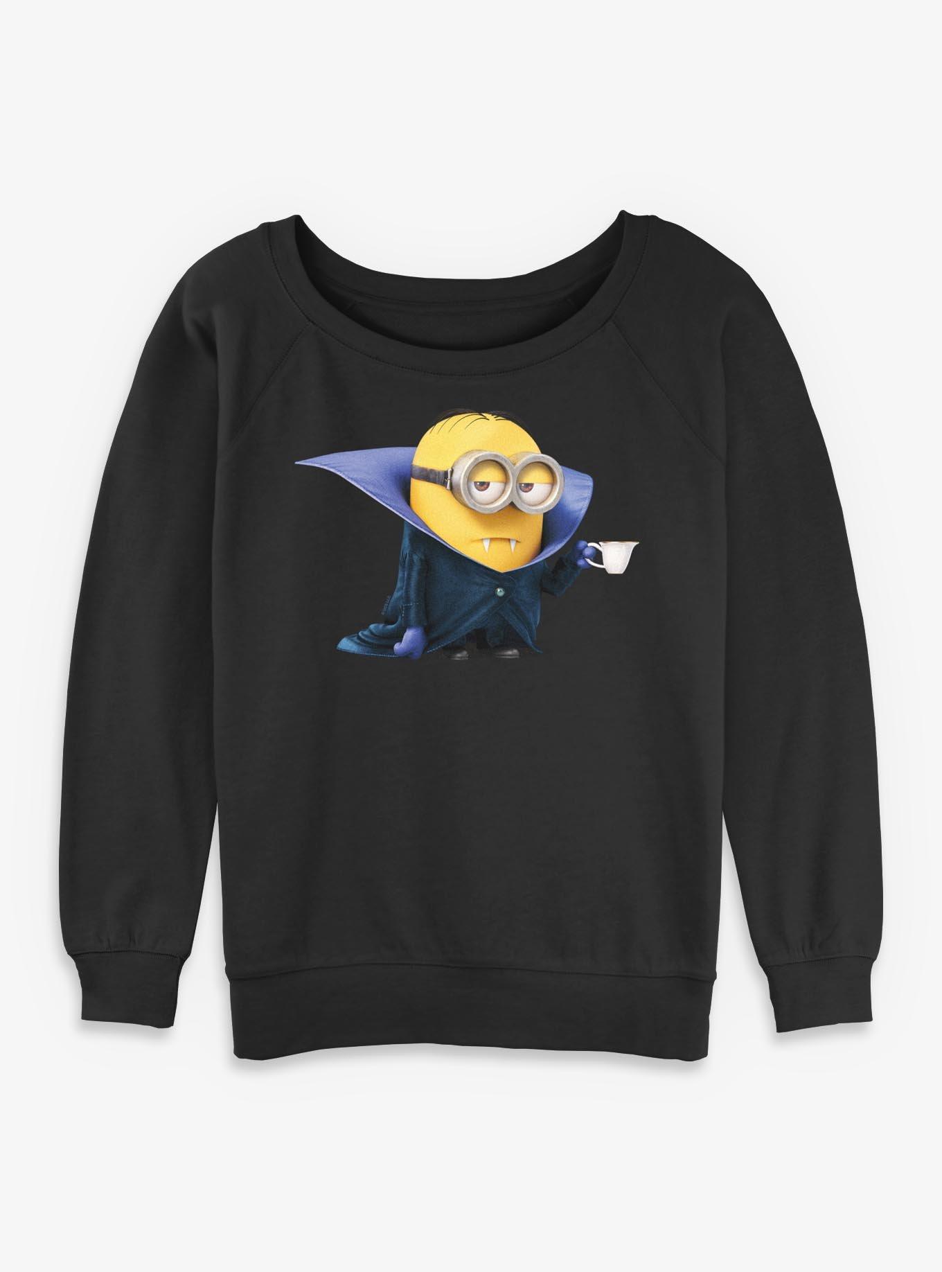 Minions Vampire Minion Girls Slouchy Sweatshirt, , hi-res