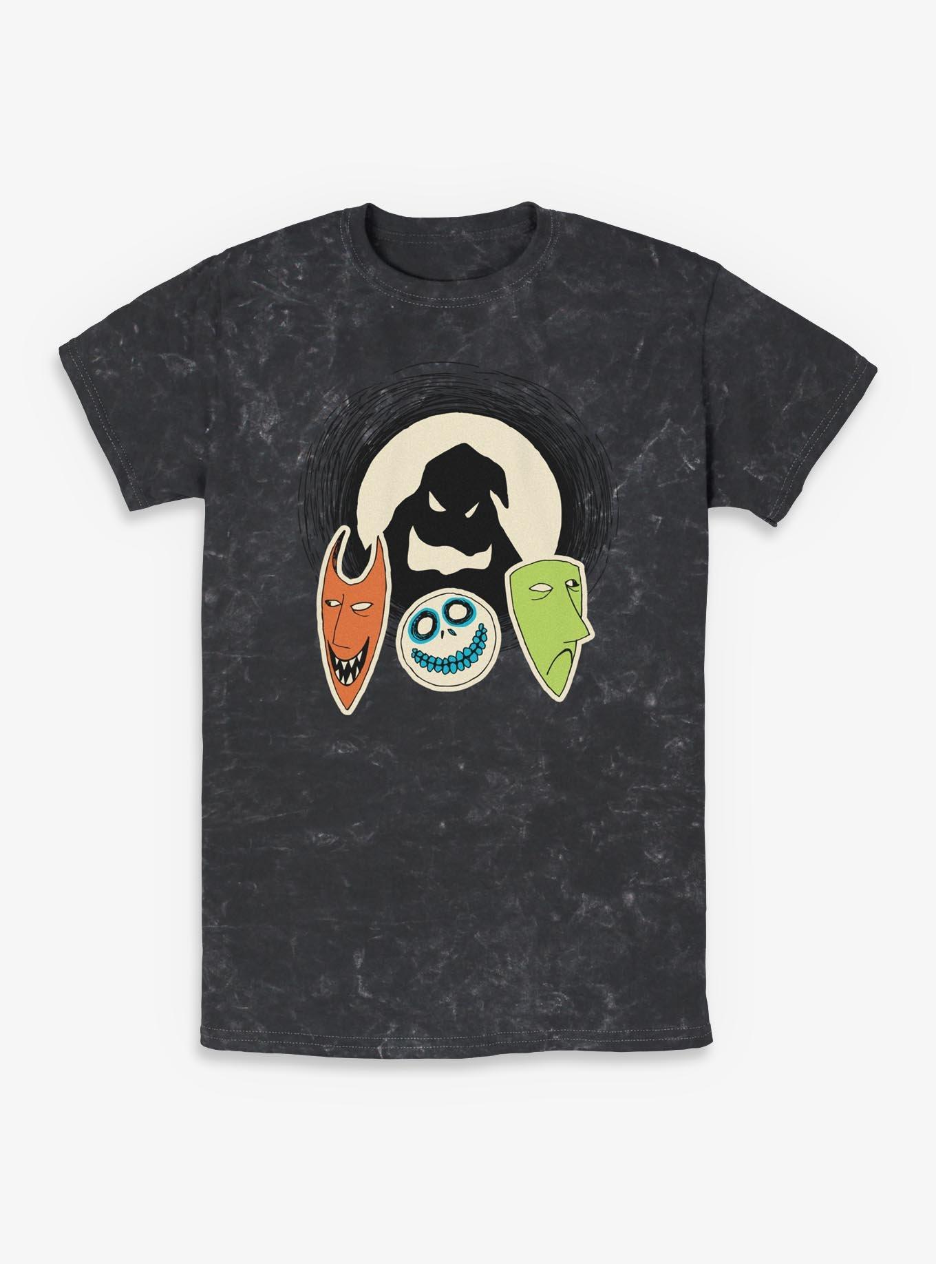 Disney The Nightmare Before Christmas Oogie Boogie And Friends Mineral Wash T-Shirt, , hi-res