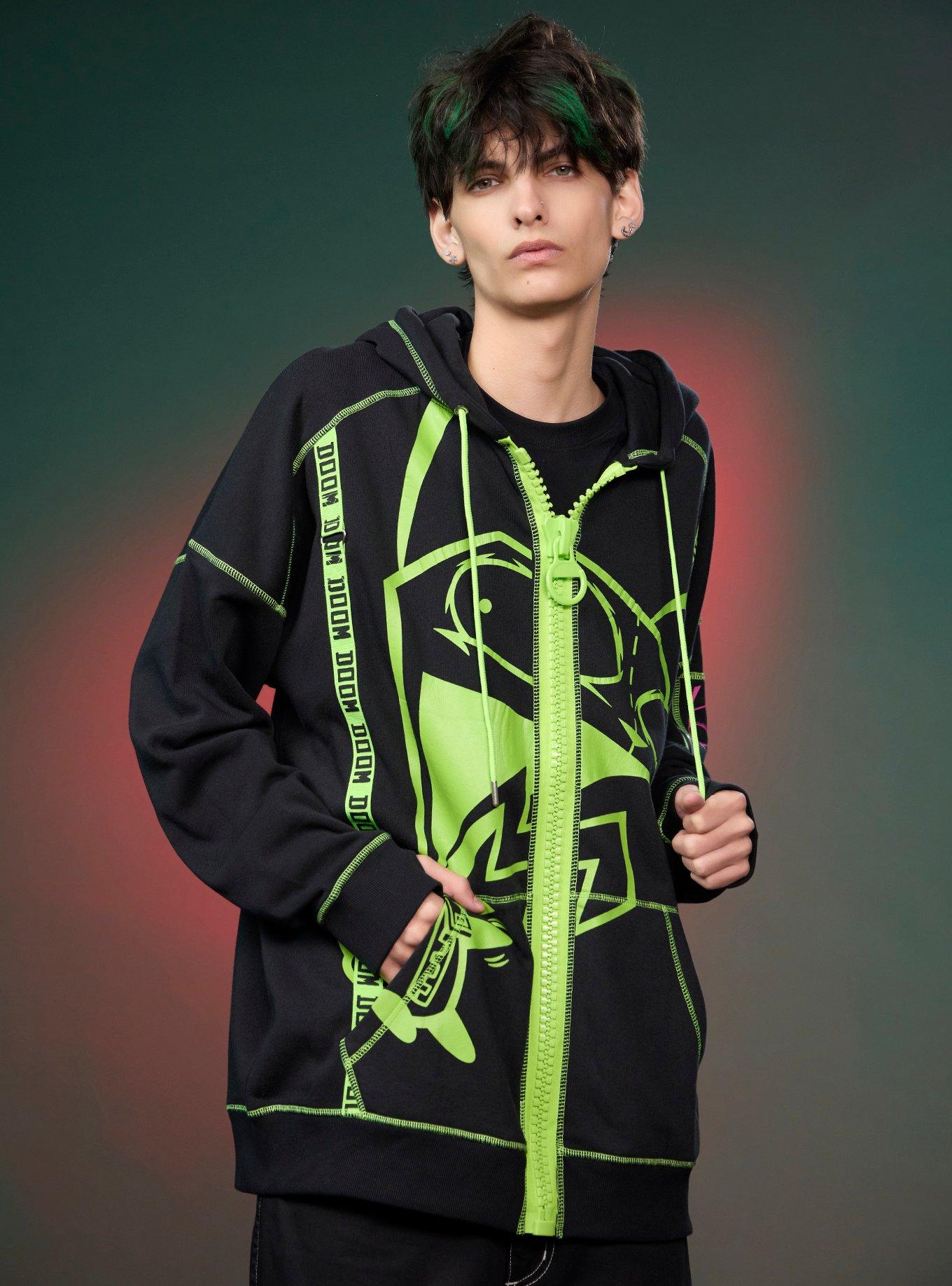 トップス gimmick layer hoodie Invader Zim GIR Utility Hoodie | Hot Topic