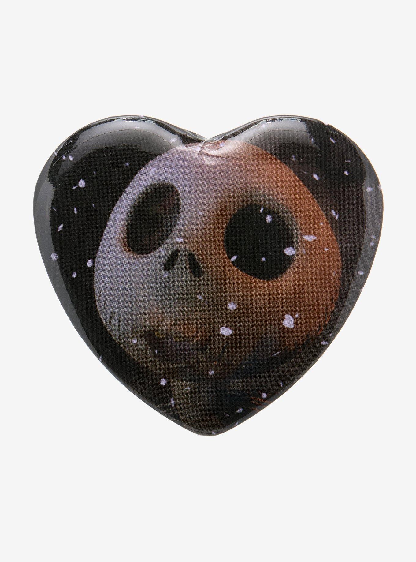 The Nightmare Before Christmas Jack Face Heart Button, , hi-res