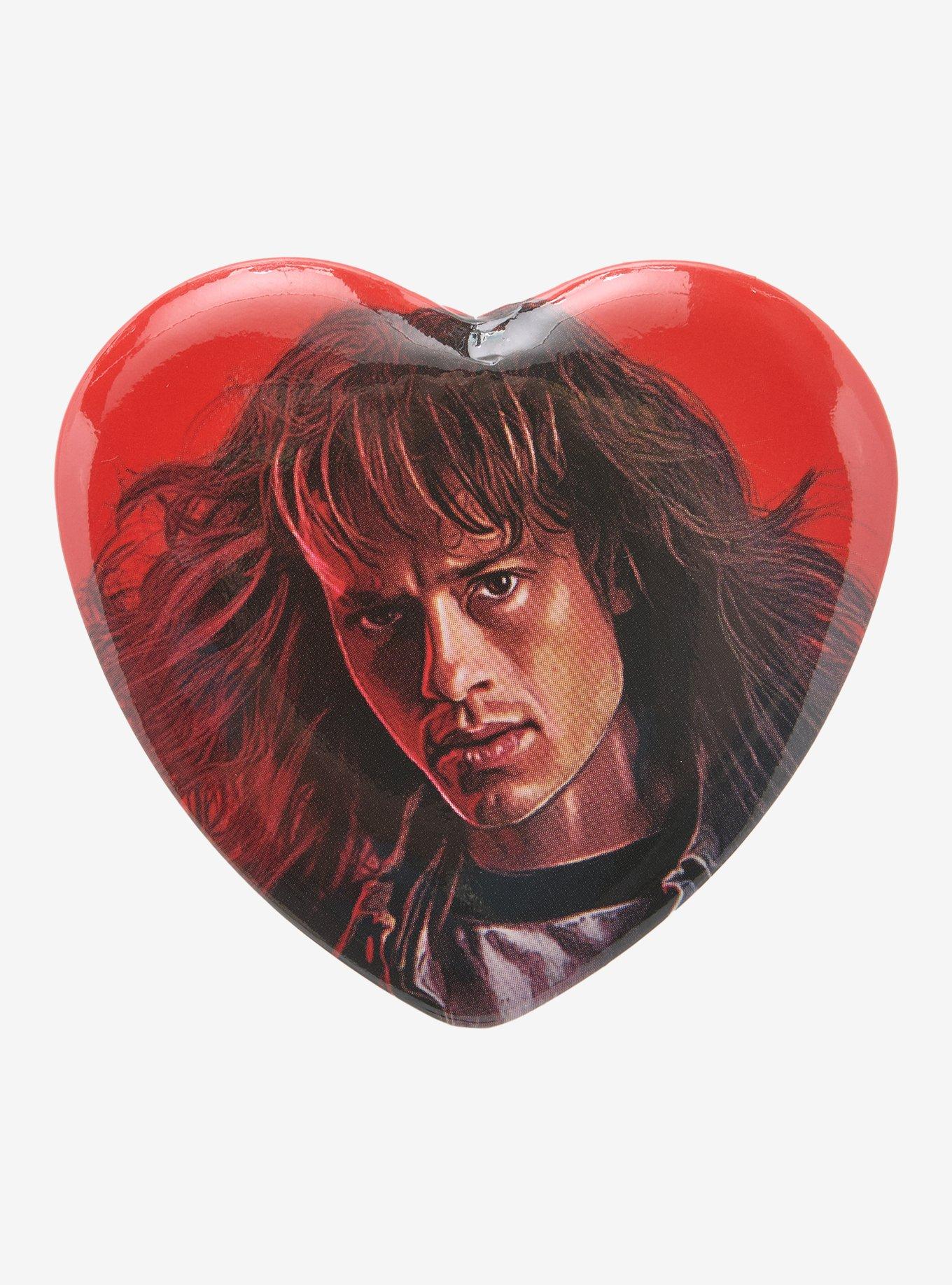 Stranger Things Eddie Munson Heart Button, , hi-res