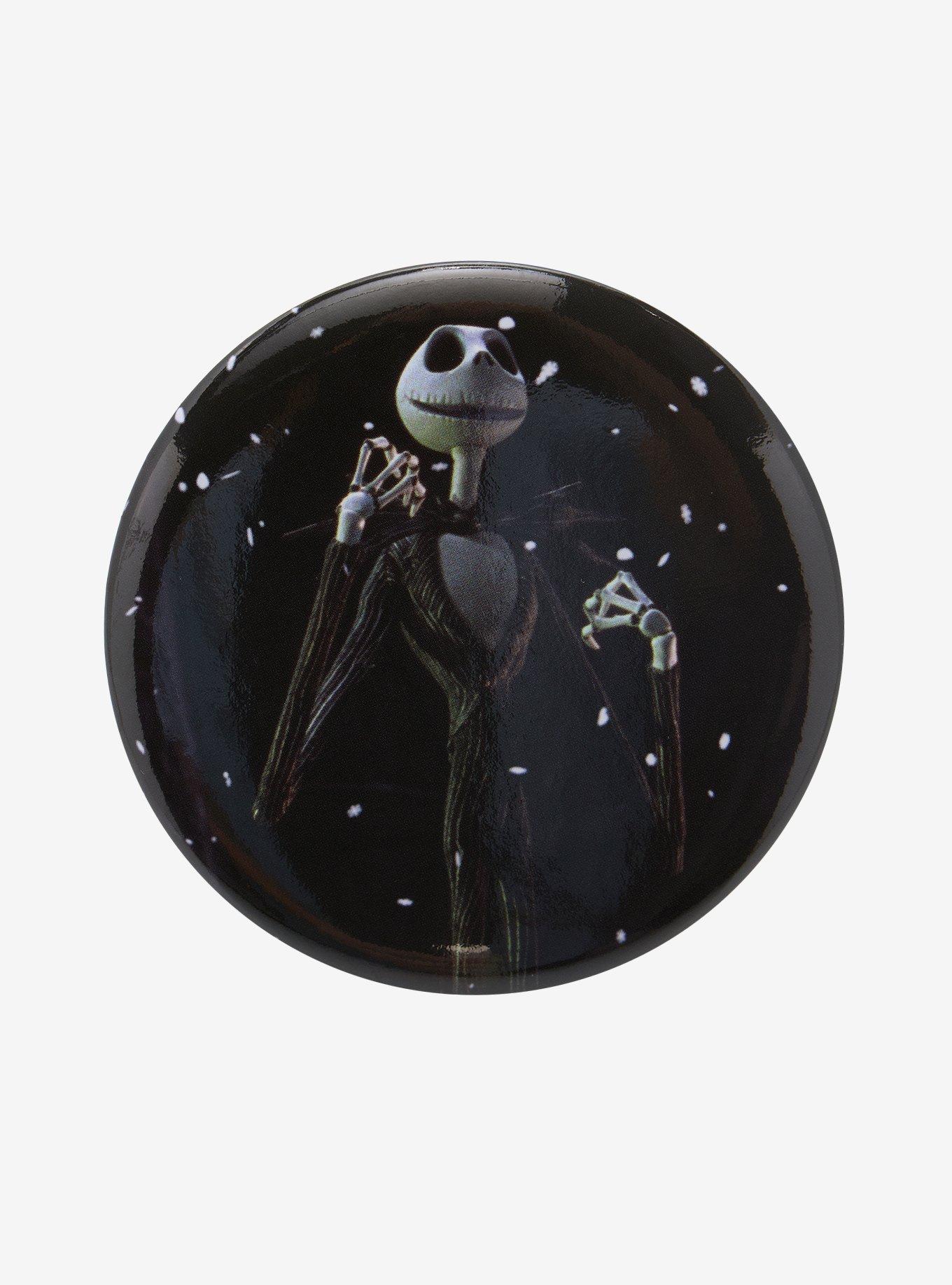 The Nightmare Before Christmas Jack Snow 3 Inch Button, , hi-res