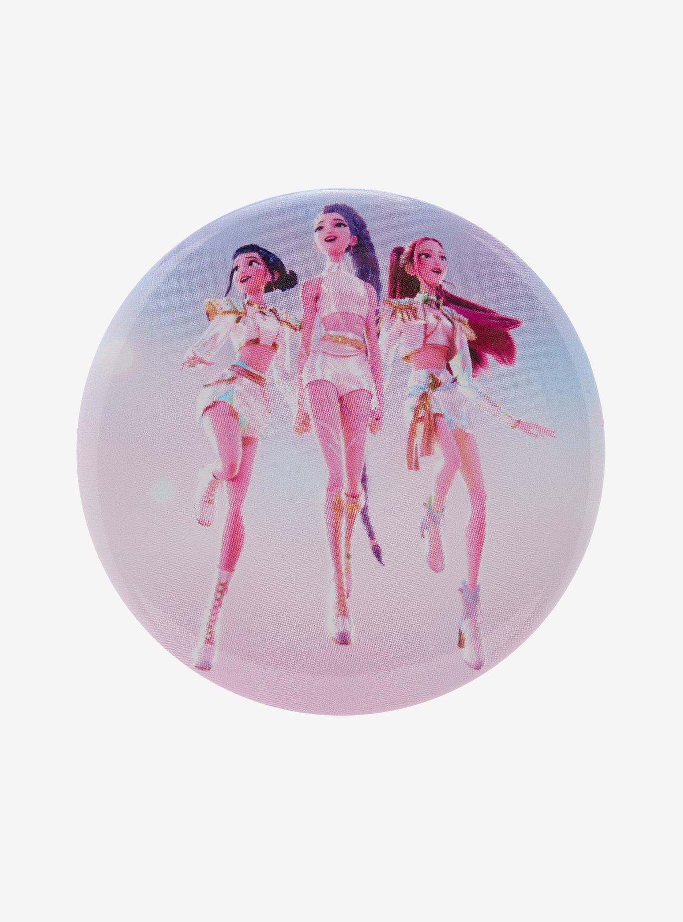 KPop Demon Hunters Huntrix What It Sounds Like 3 Inch Button, , hi-res