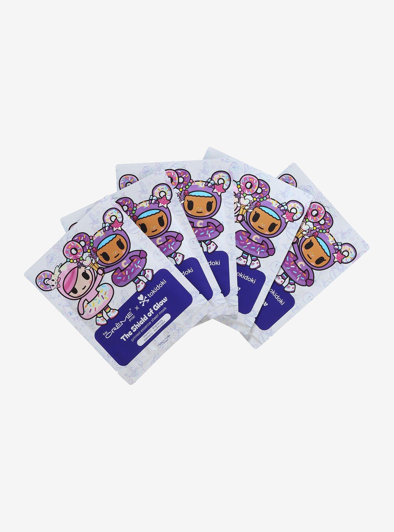 The Crème Shop Tokidoki The Shield Of Glow Face Sheet Mask Set, , hi-res