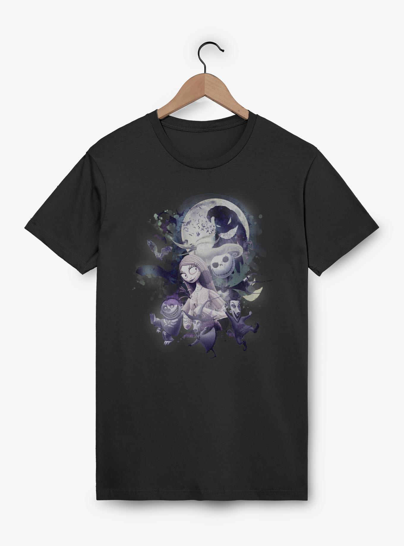 The Nightmare Before Christmas Under The Moonlight Group T-Shirt, , hi-res