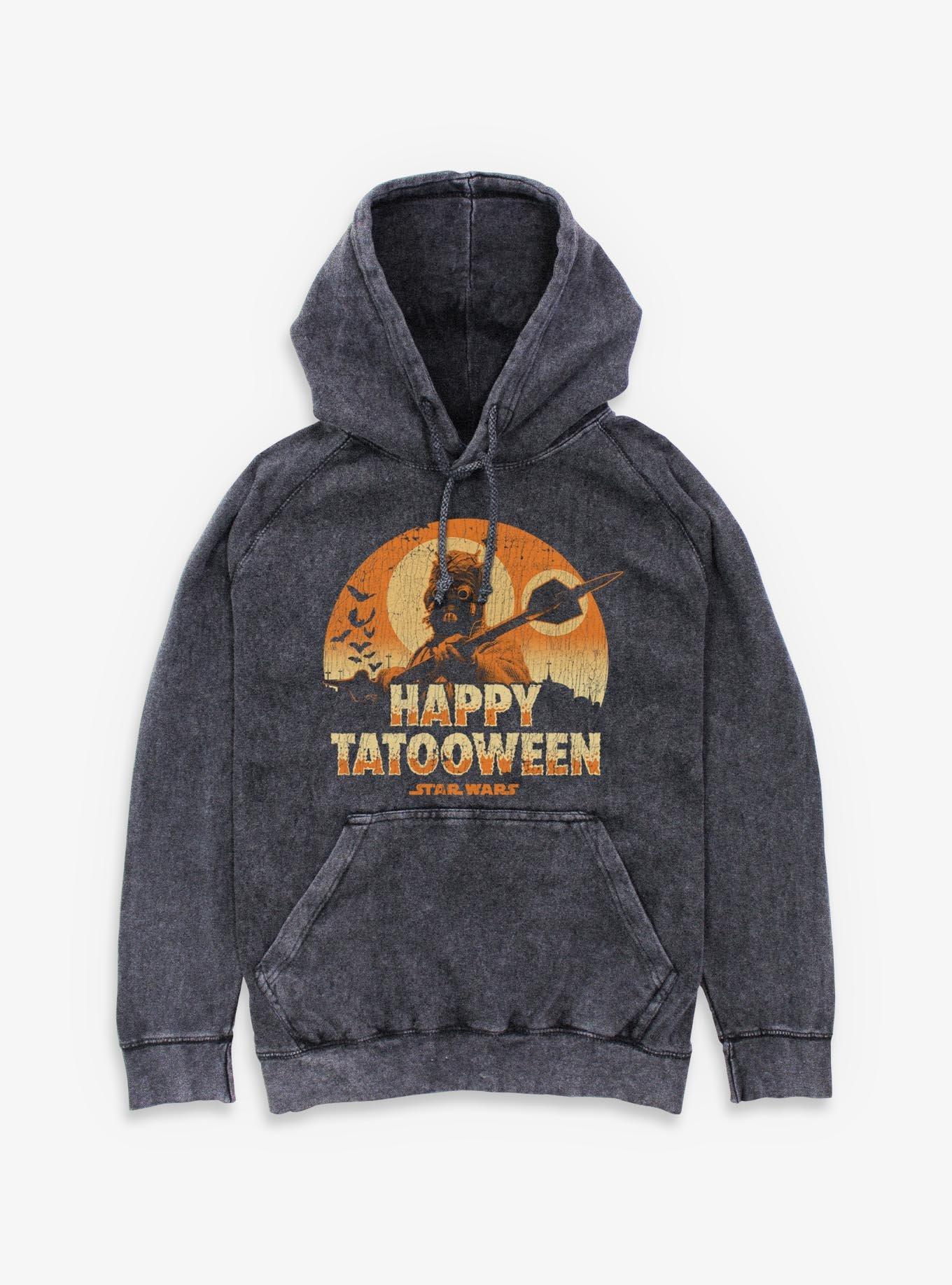 Star Wars Happy Tatooween Mineral Wash Hoodie, , hi-res