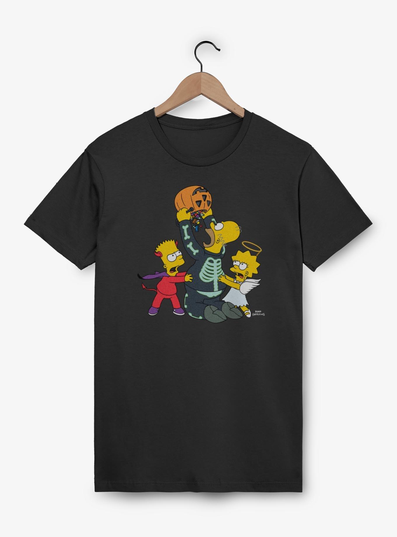 The Simpsons Ready For Halloween Candy T-Shirt, , hi-res