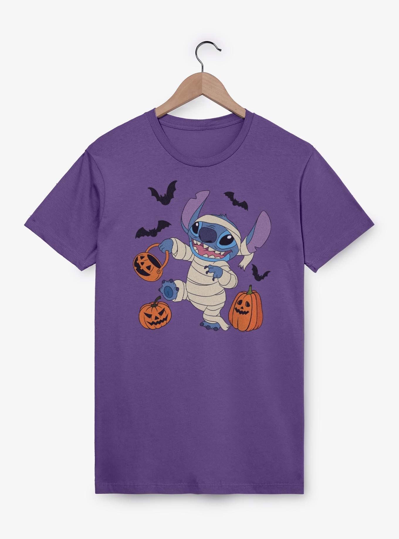 Disney Lilo & Stitch Spooky Mummy Stitch T-Shirt, PURPLE, hi-res