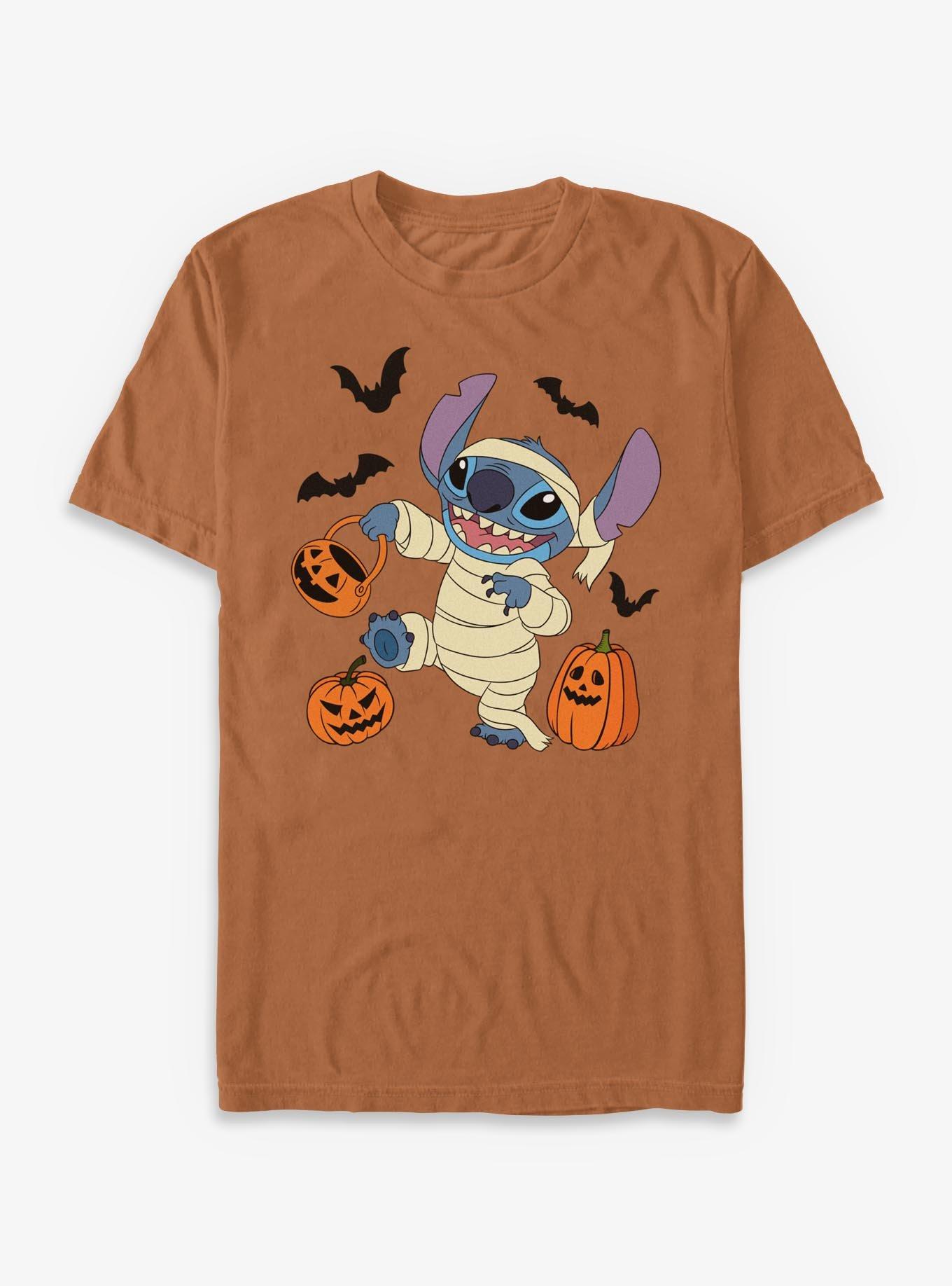 Disney Lilo & Stitch Spooky Mummy Stitch Garment Dye T-Shirt, , hi-res