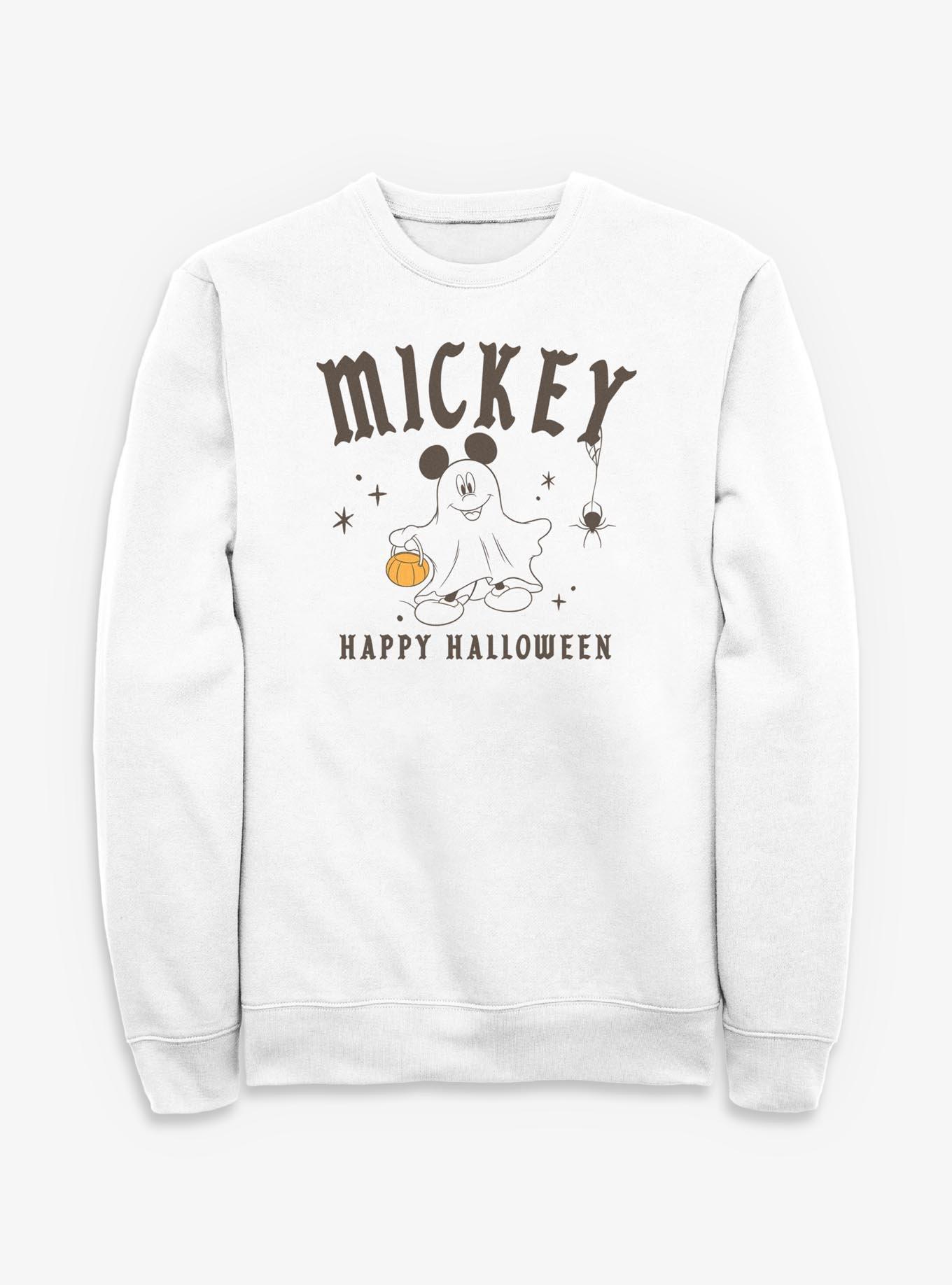 Disney Mickey Mouse Happy Halloween Ghost Spirits Sweatshirt, , hi-res