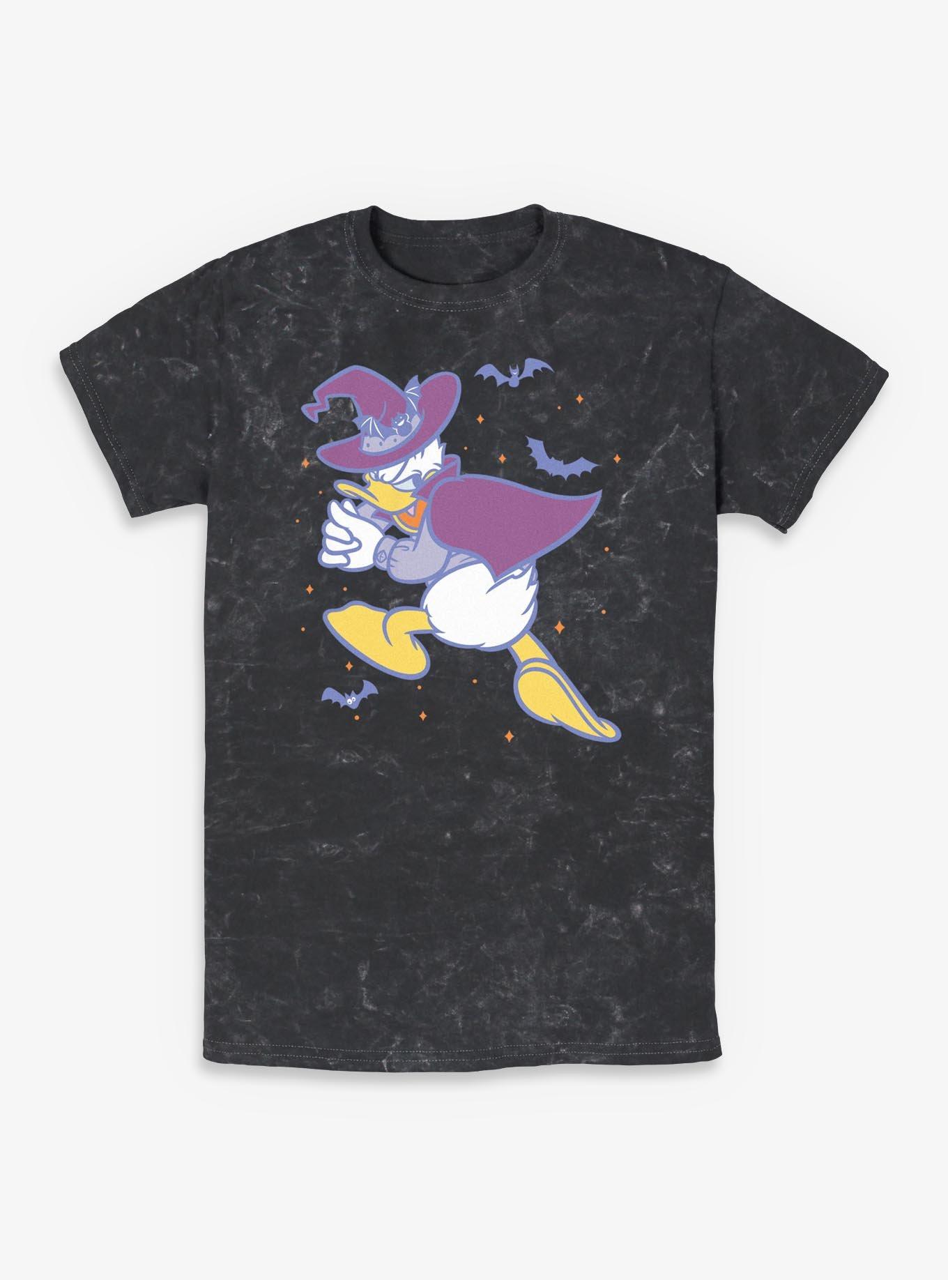 Disney Donald Duck Haunted Donald Mineral Wash T-Shirt, , hi-res