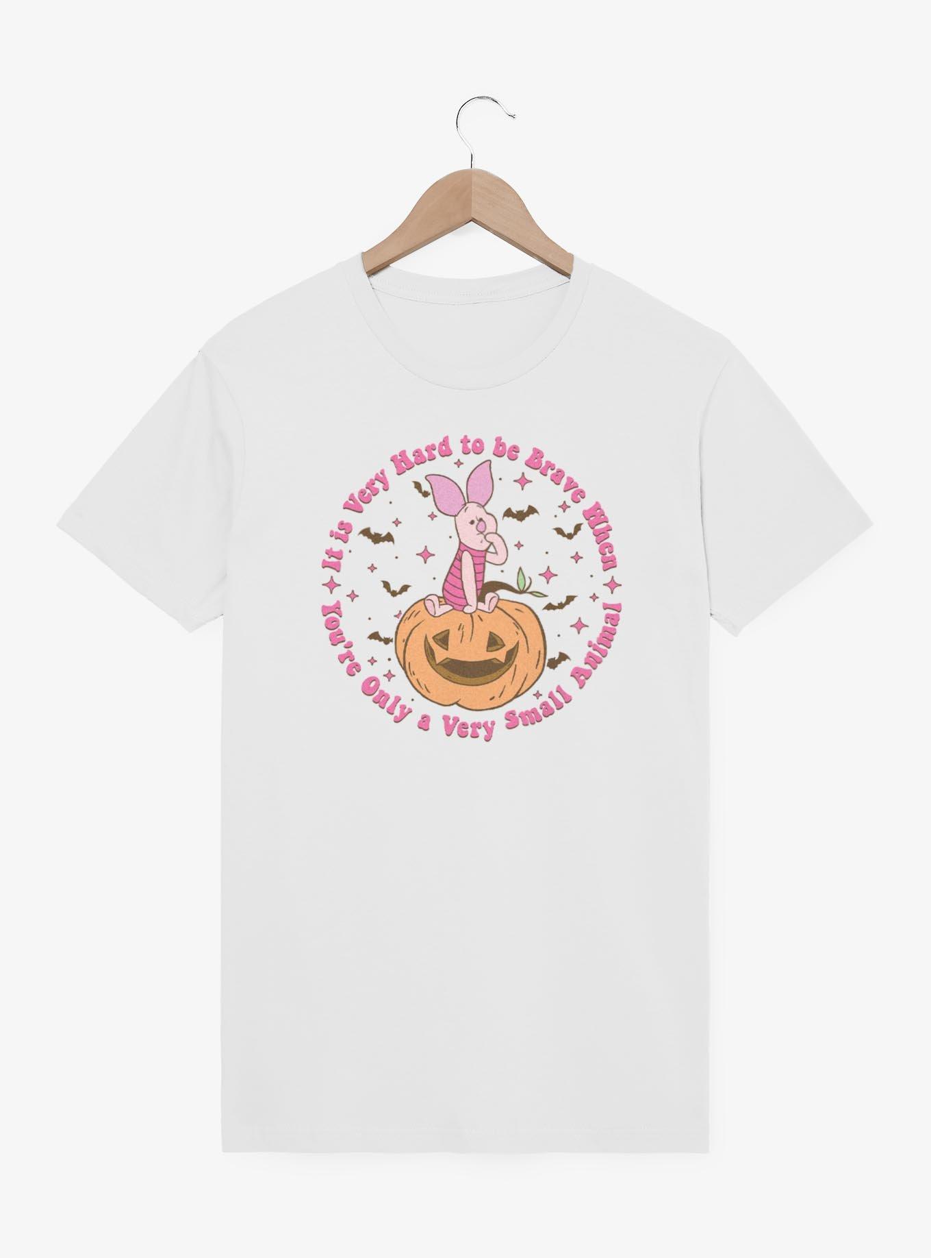Disney Winnie The Pooh Piglet Very Hard To Be Brave Spooky T-Shirt, , hi-res