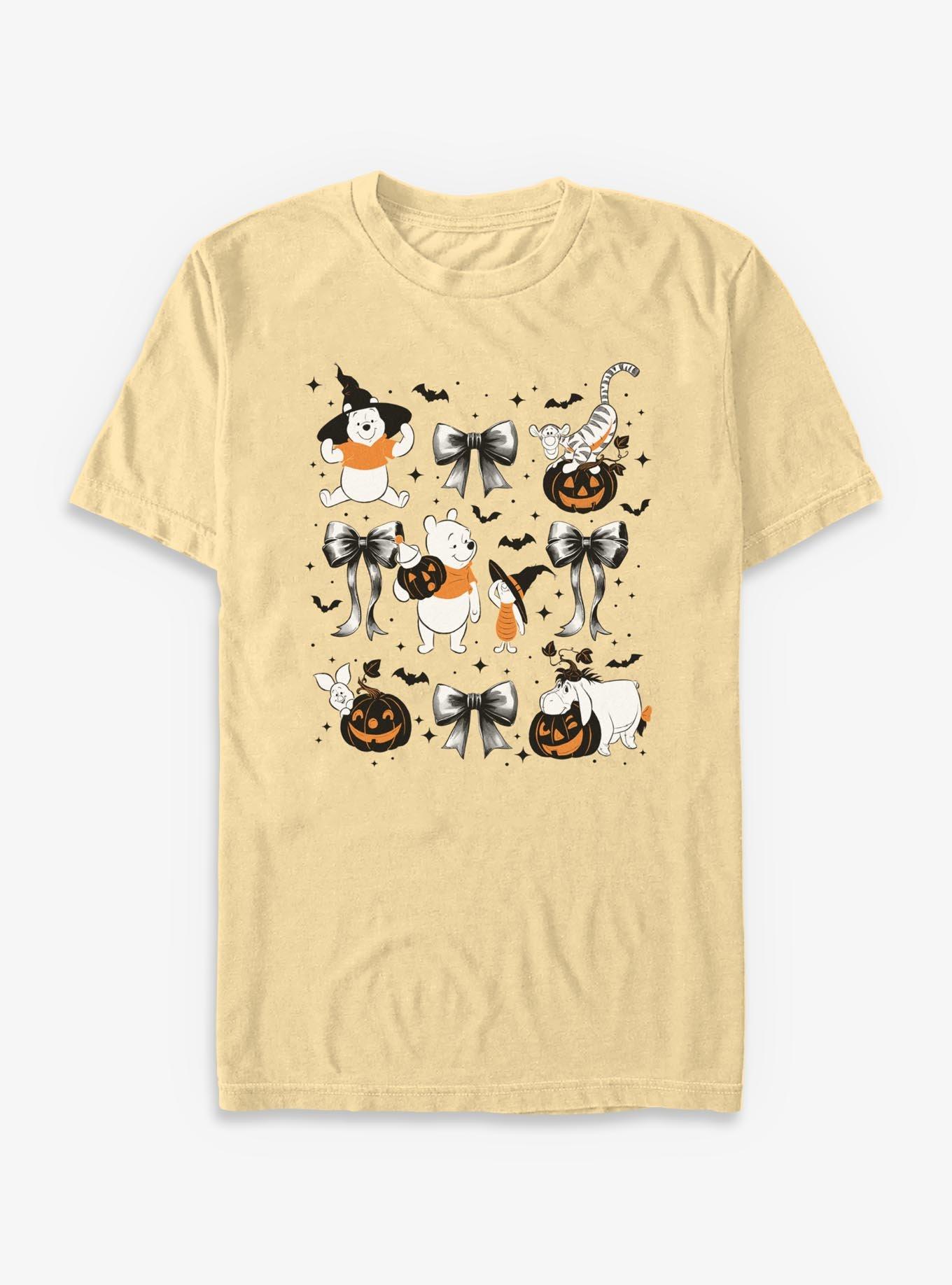 Disney Winnie The Pooh Spooky Bows & Bats Garment Dye T-Shirt, , hi-res