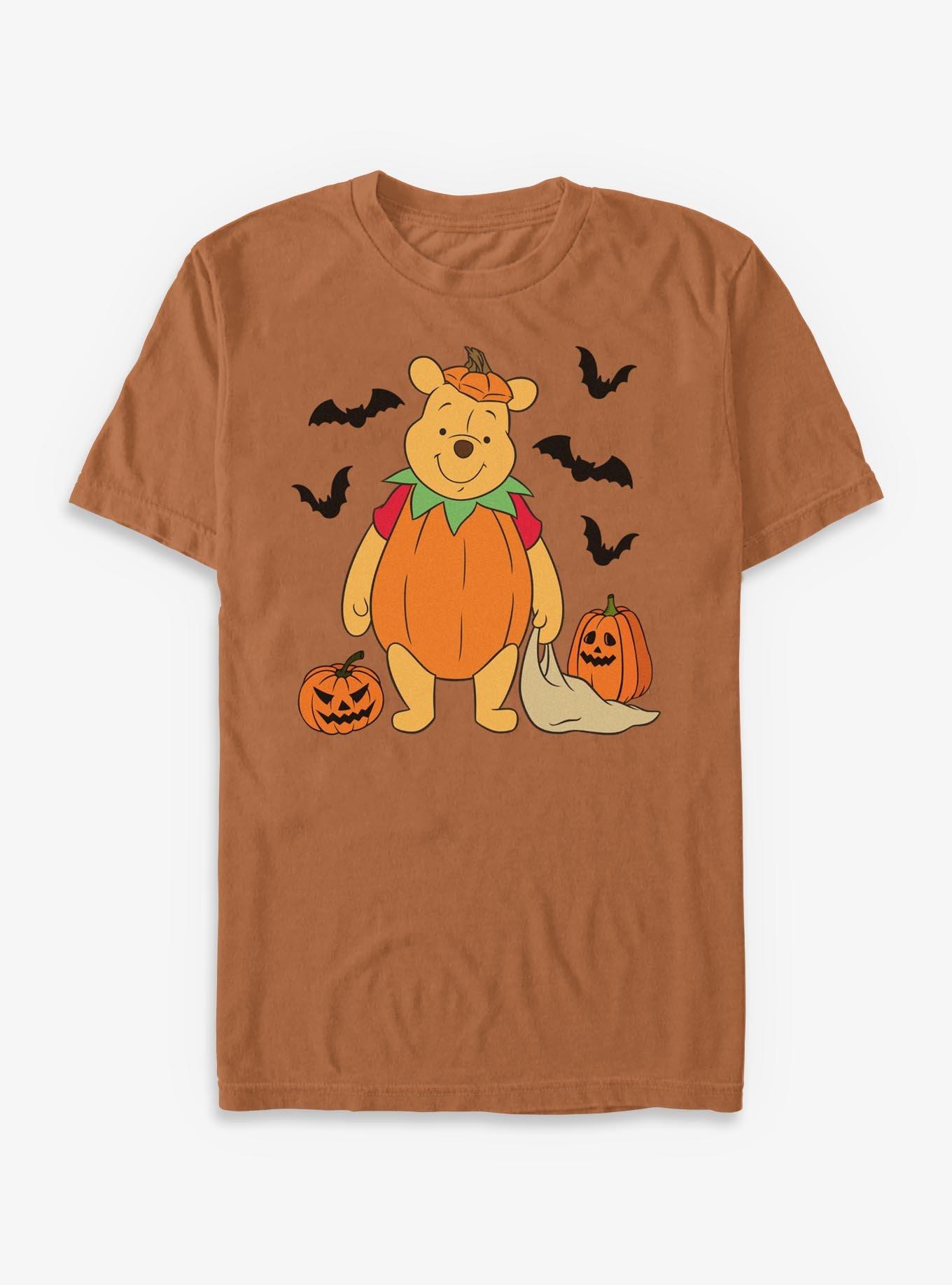 Disney Winnie The Pooh Spooky Pumpkin Pooh Garment Dye T-Shirt, , hi-res