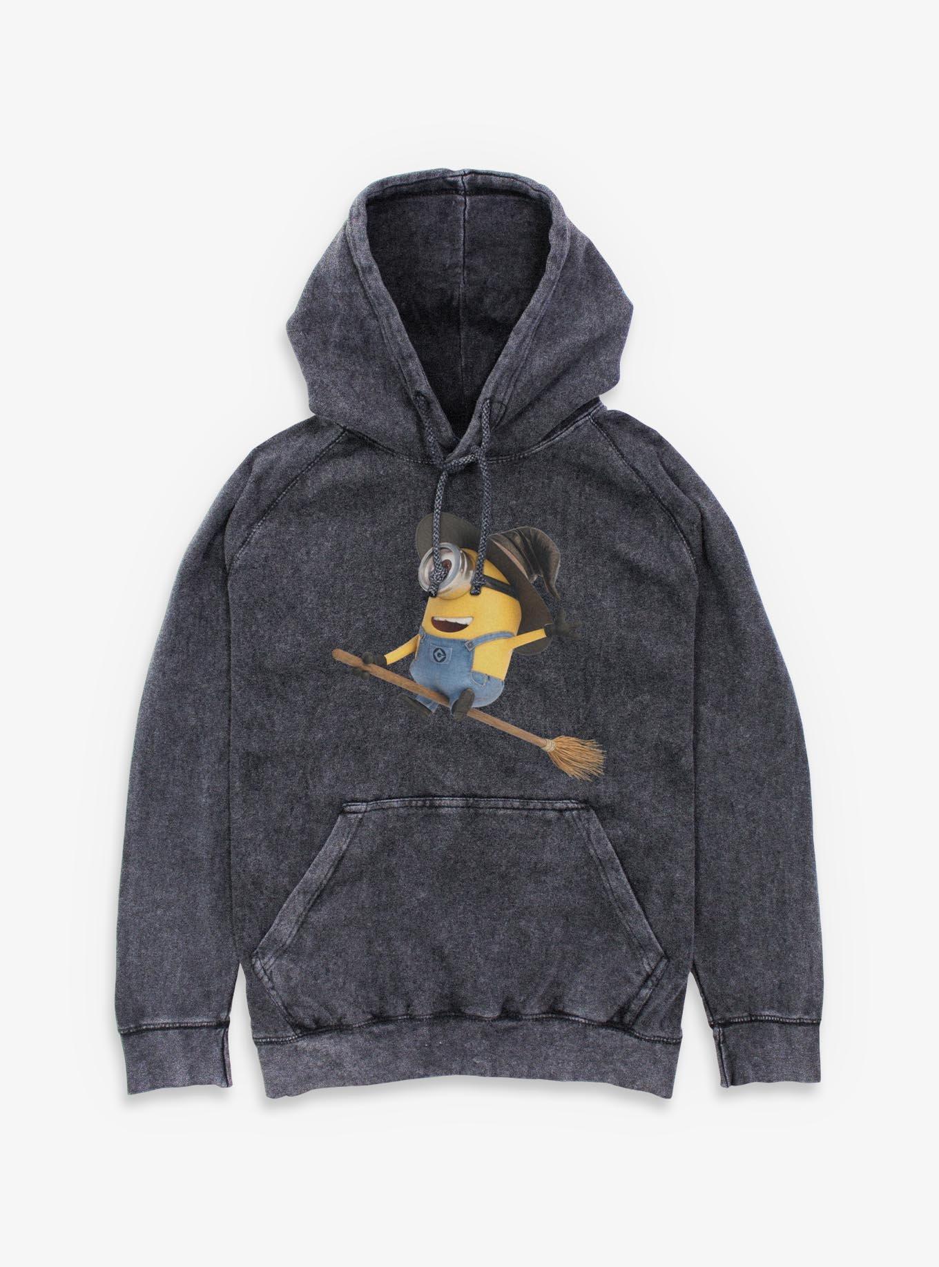 Minions Minion Stuart Witch Mineral Wash Hoodie, , hi-res