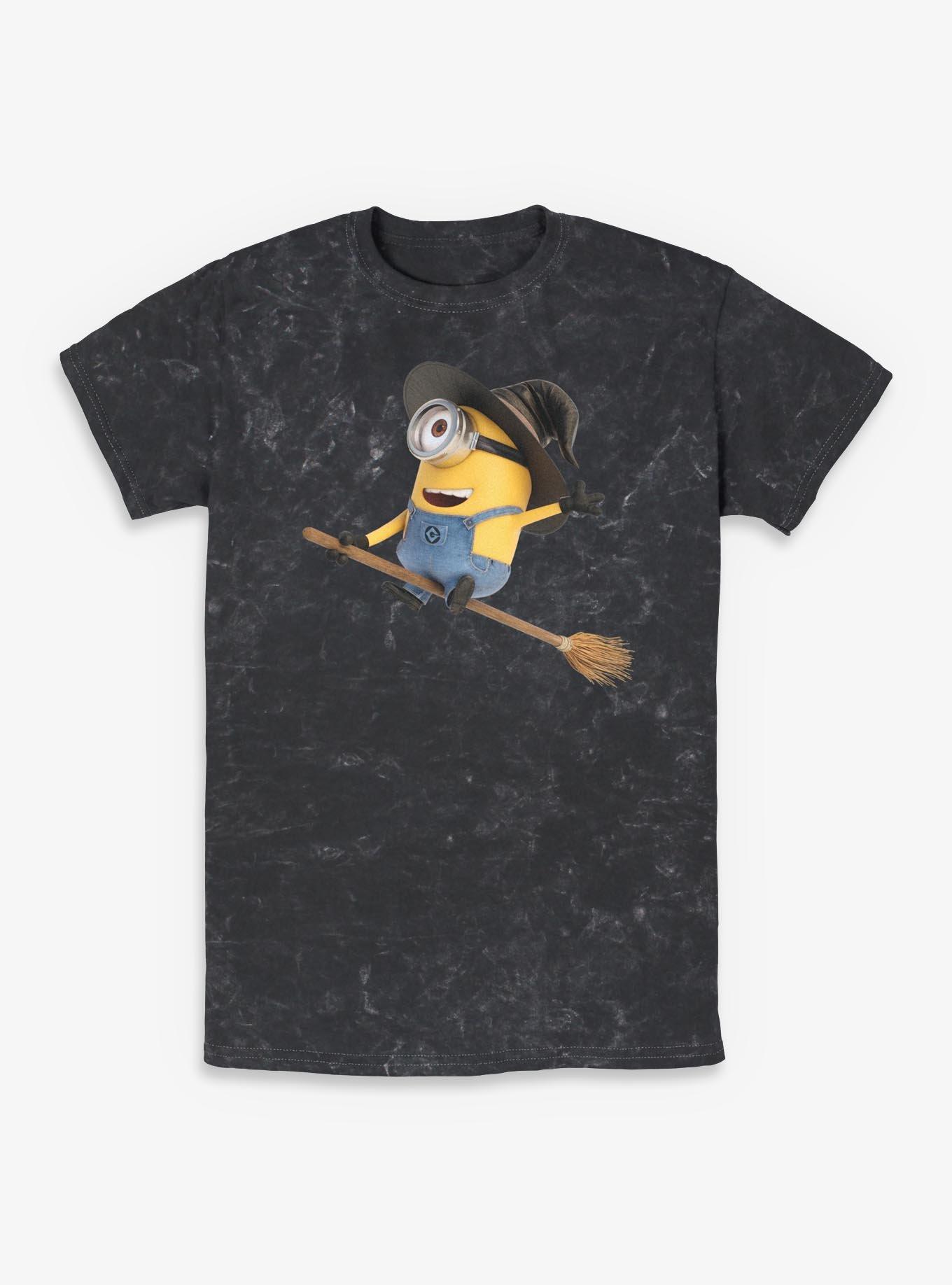 Minions Minion Stuart Witch Mineral Wash T-Shirt, , hi-res