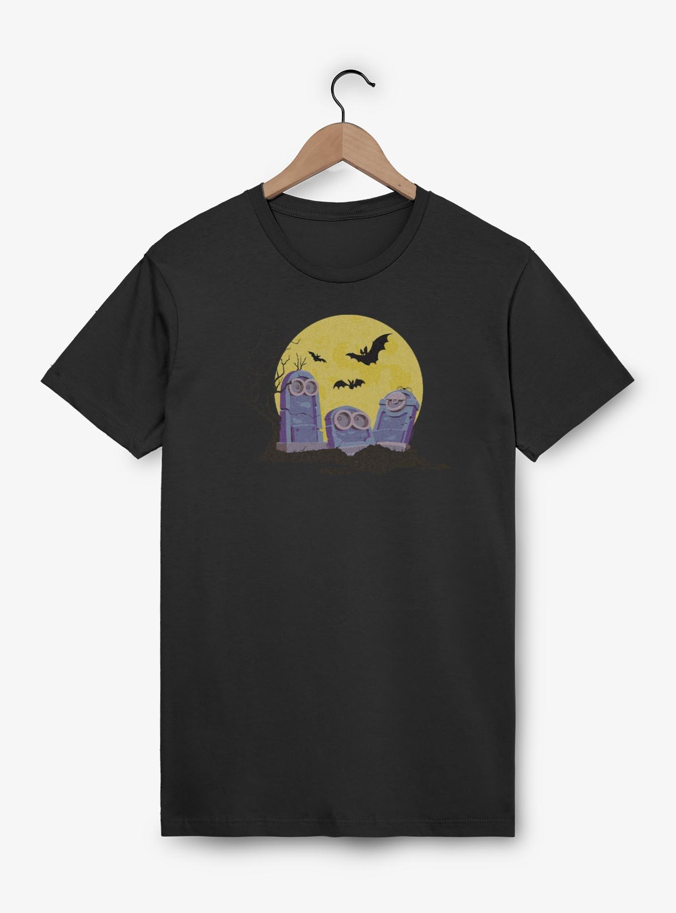 Minions Spooky Tombstone Cemetery T-Shirt, , hi-res
