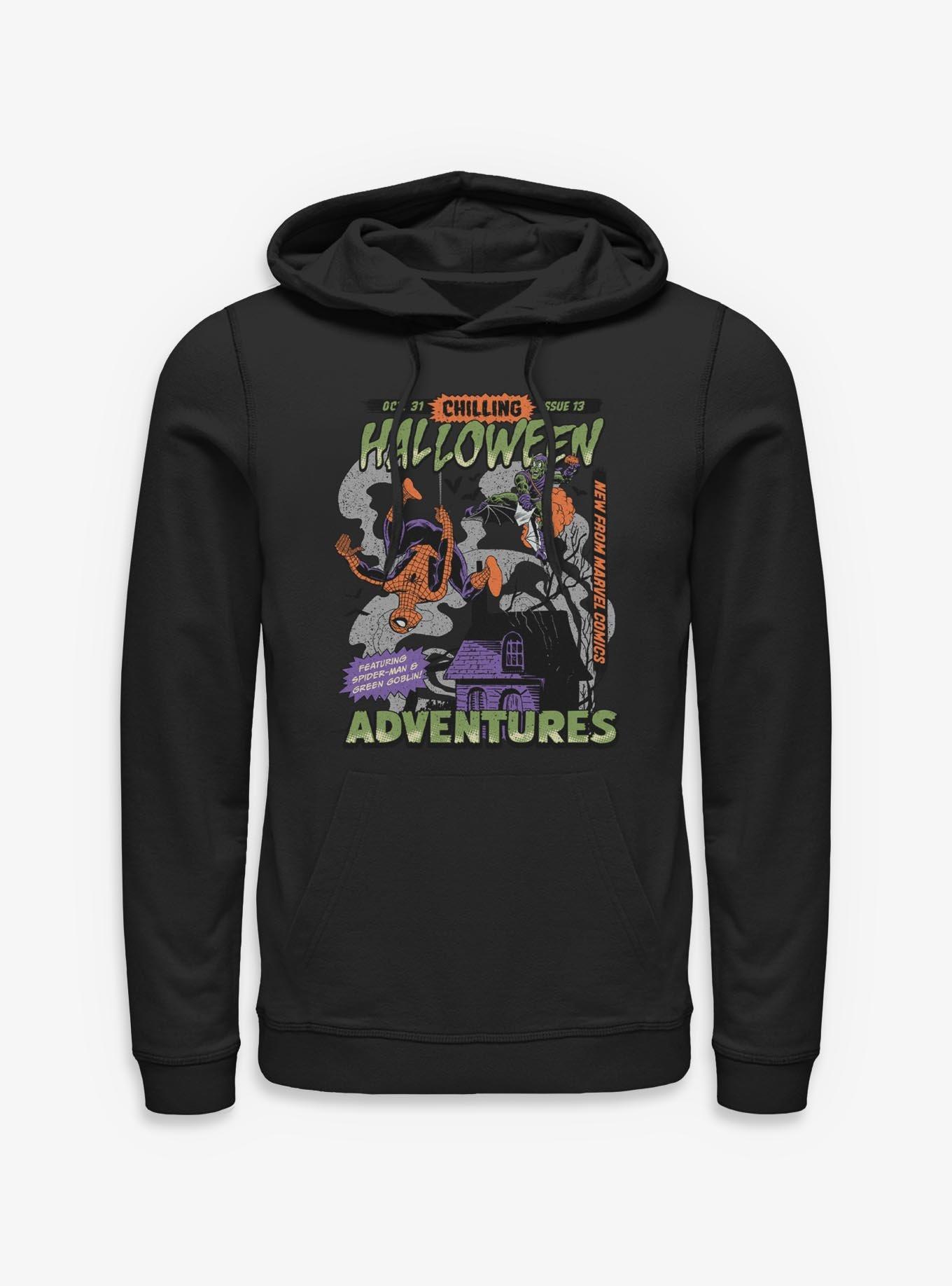 Marvel Spider-Man Chilling Halloween Adventures Comic Style Cover Hoodie, , hi-res