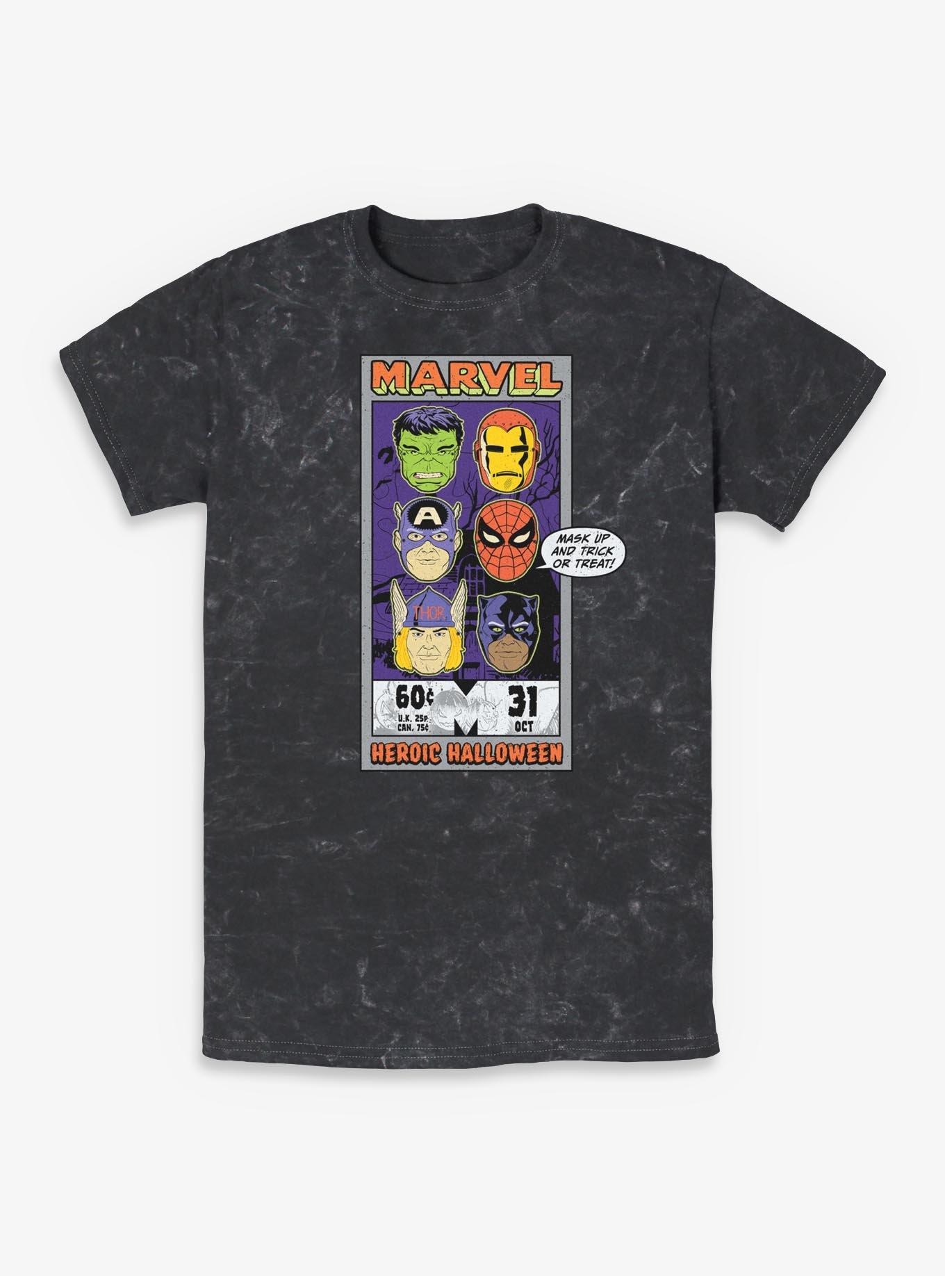 Marvel Heroic Halloween Mineral Wash T-Shirt, , hi-res