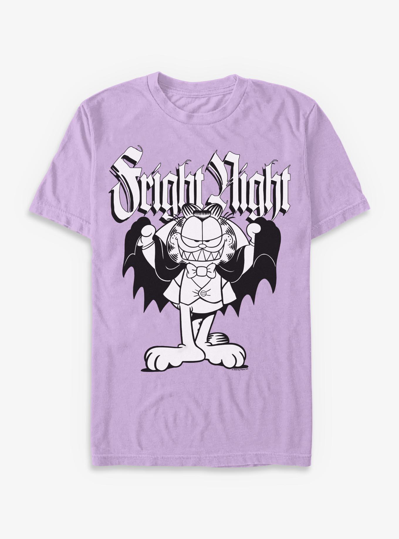 Garfield Fright Night Vampire  Garment Dye T-Shirt, , hi-res