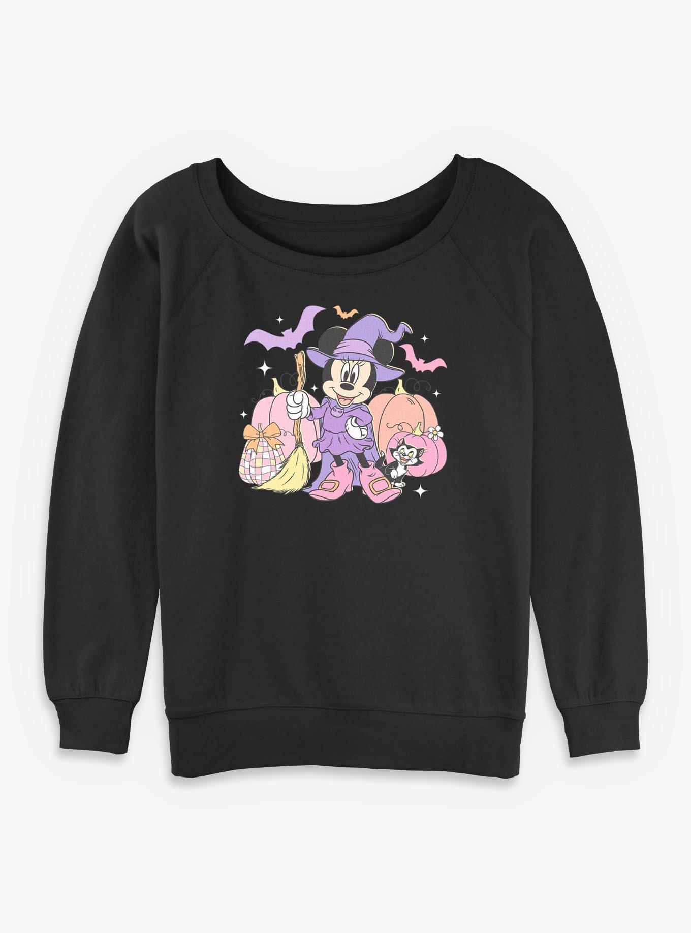 Disney Minnie Mouse Haunted Minnie Womens Slouchy Sweatshirt, , hi-res
