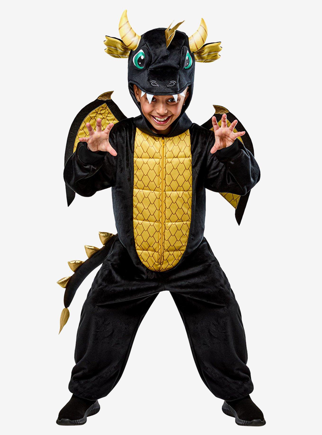 Black Dragon Zipsters Youth Costume, , hi-res