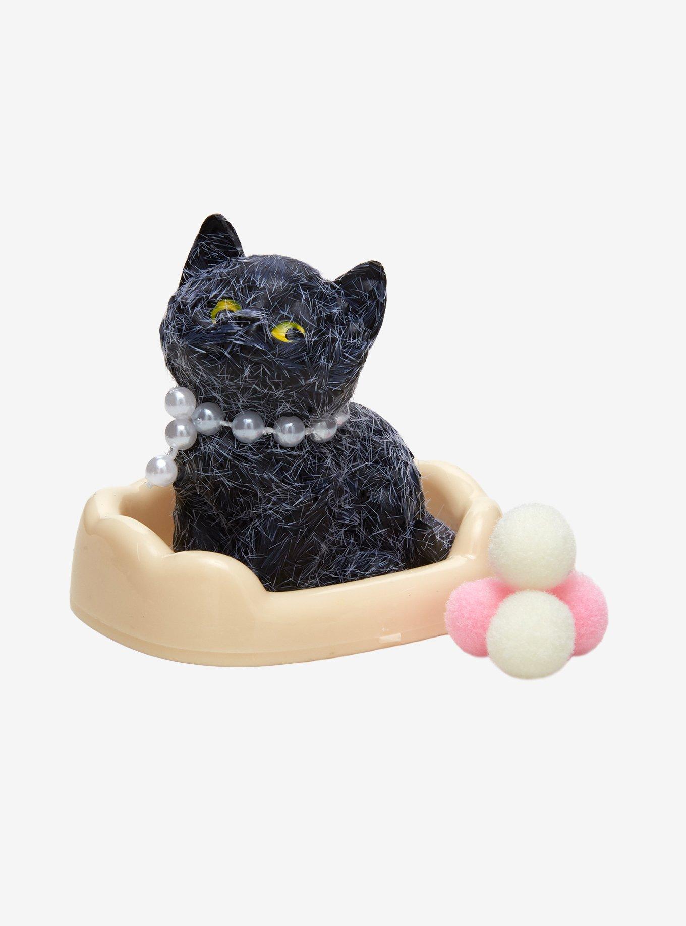 Fuzzy Friends Black Cat Squishy Toy, , hi-res