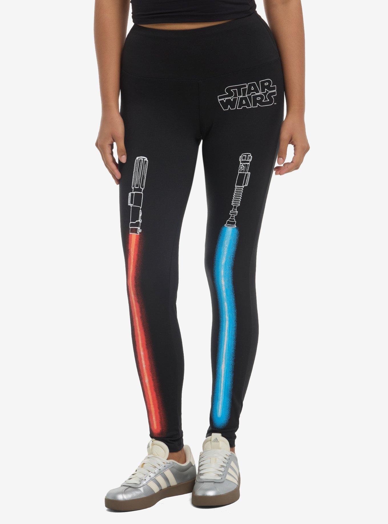 Star Wars Red & Blue Lightsaber Leggings, , hi-res
