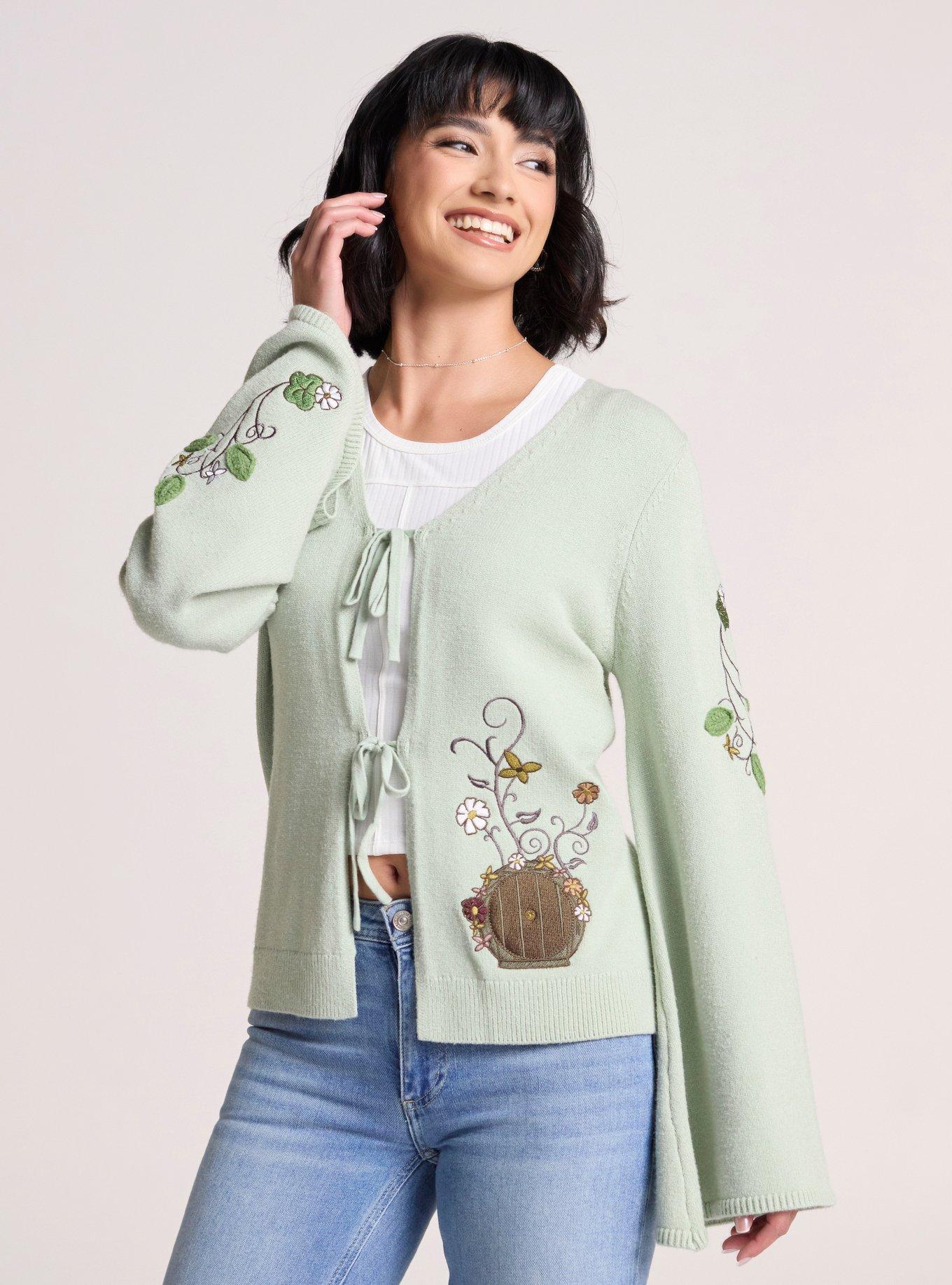 Her Universe The Lord Of The Rings Shire Tie-Front Cardigan Her Universe Exclusive, , hi-res