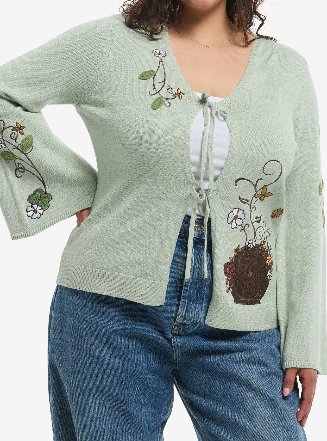 Her Universe The Lord Of The Rings Shire Tie-Front Cardigan Plus Size Her Universe Exclusive, , hi-res