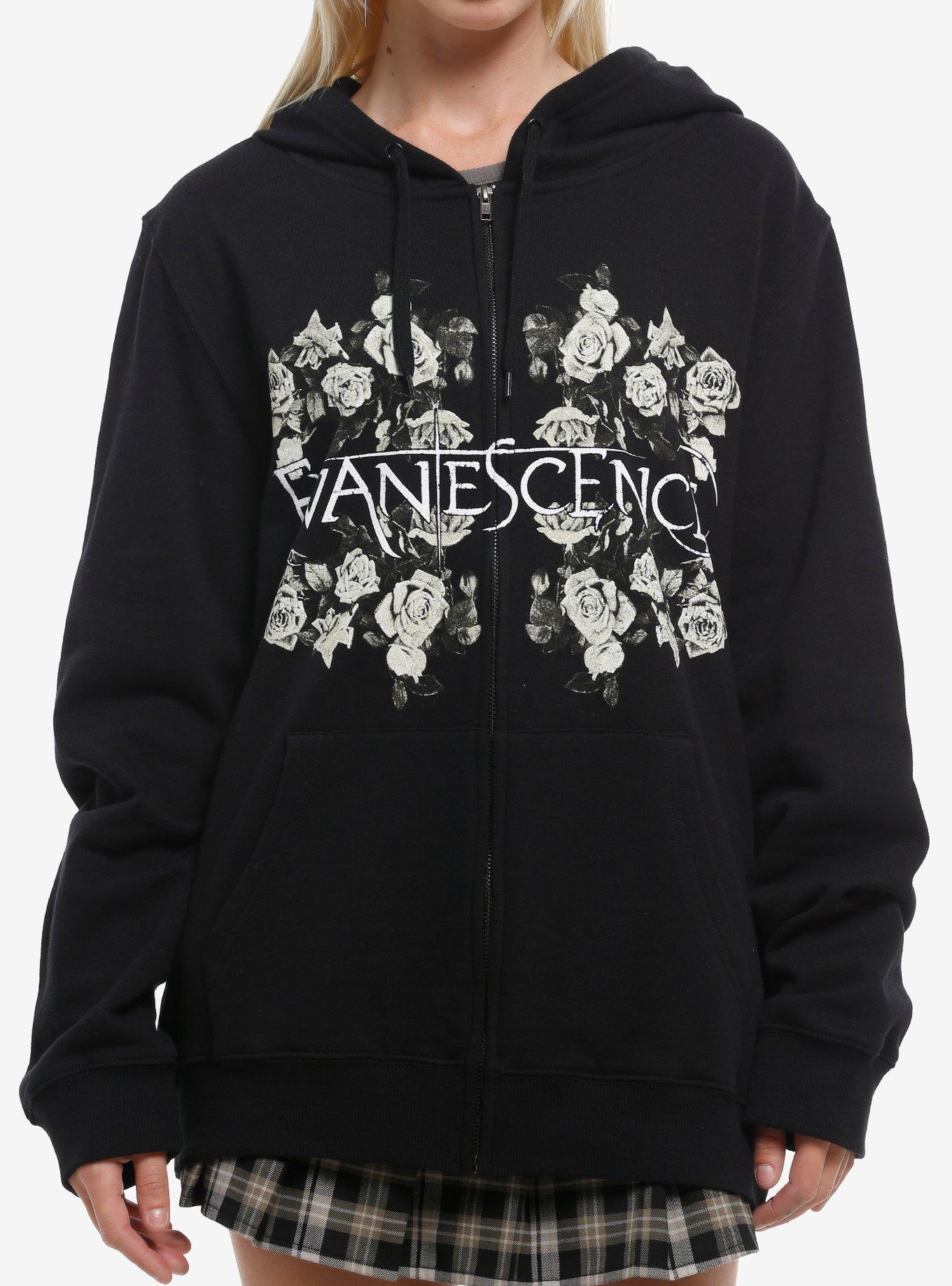 Evanescence Flower Logo Hoodie, , hi-res