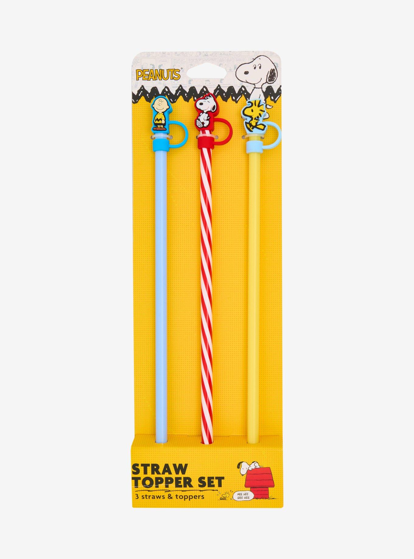 Peanuts Character Straw Set, , hi-res