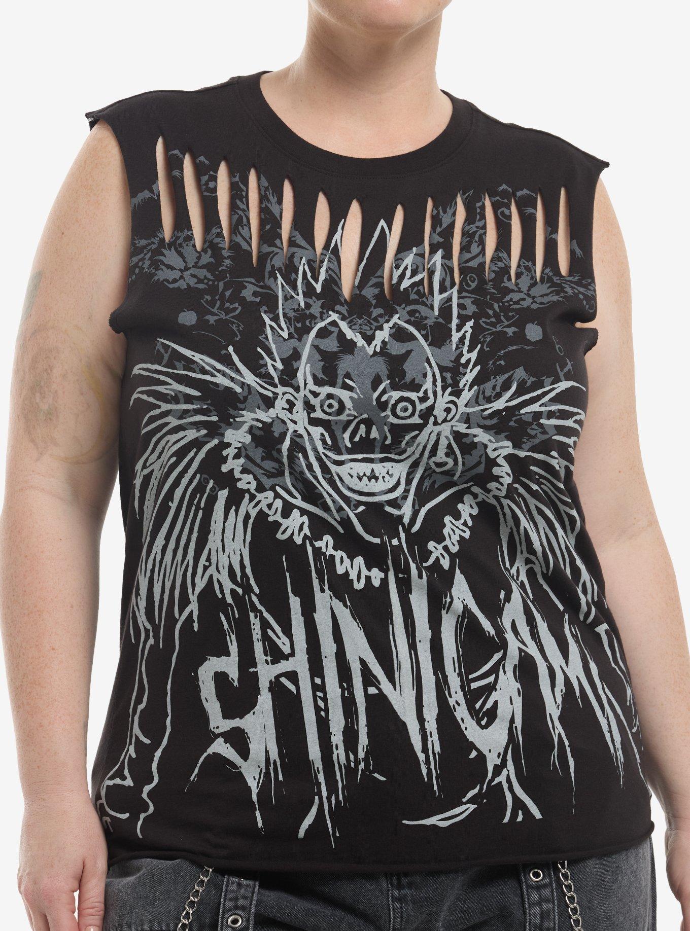 Death Note Ryuk Cutout Girls Muscle Tank Top Plus Size, , hi-res