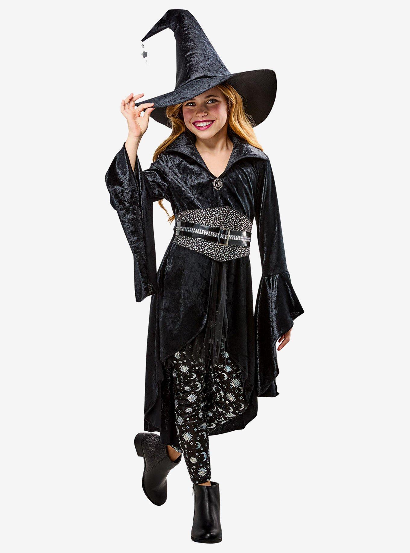 Black Coven Witch Youth Costume, , hi-res