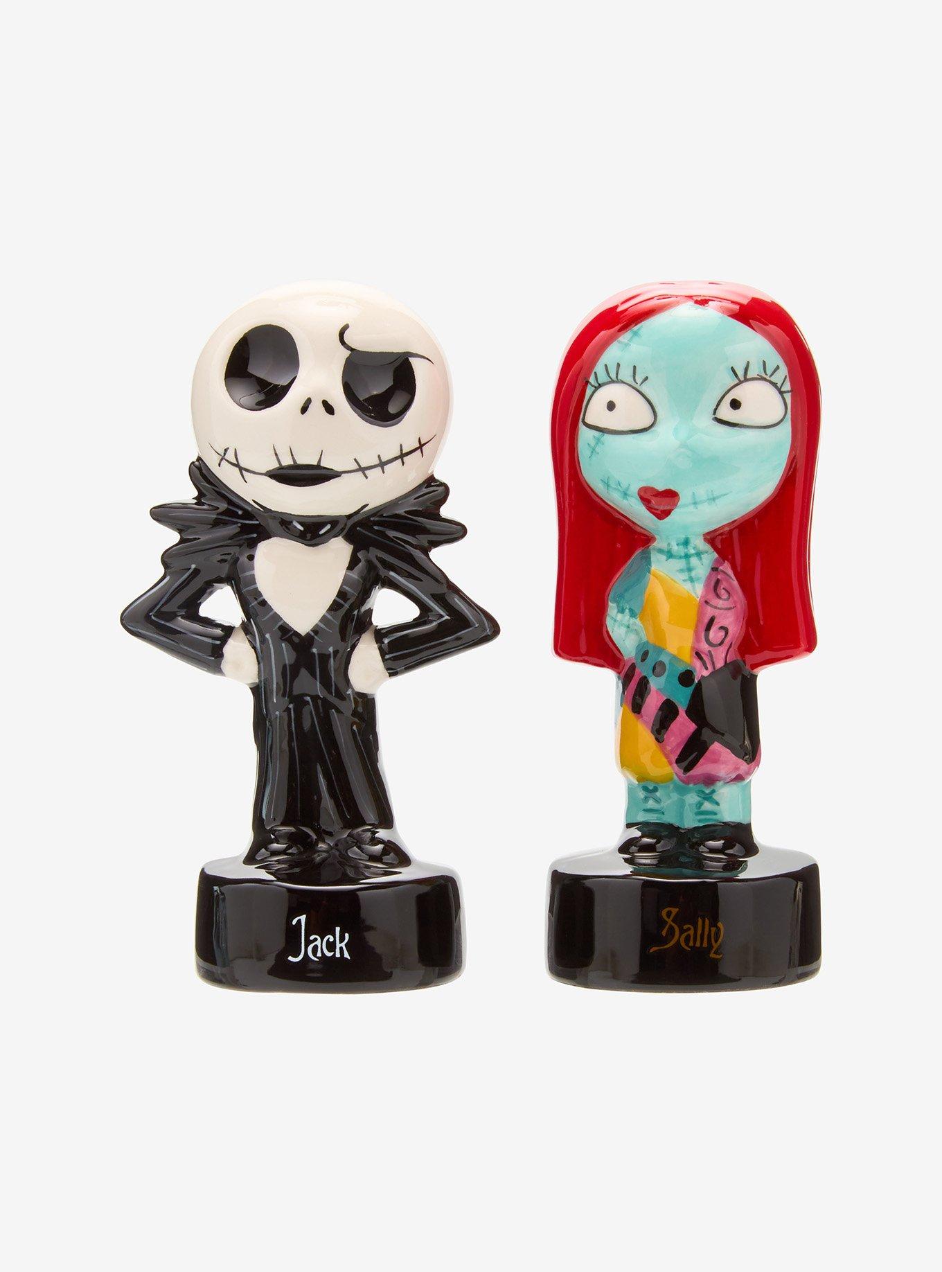 The Nightmare Before Christmas Jack & Sally Salt & Pepper Shaker Set, , hi-res